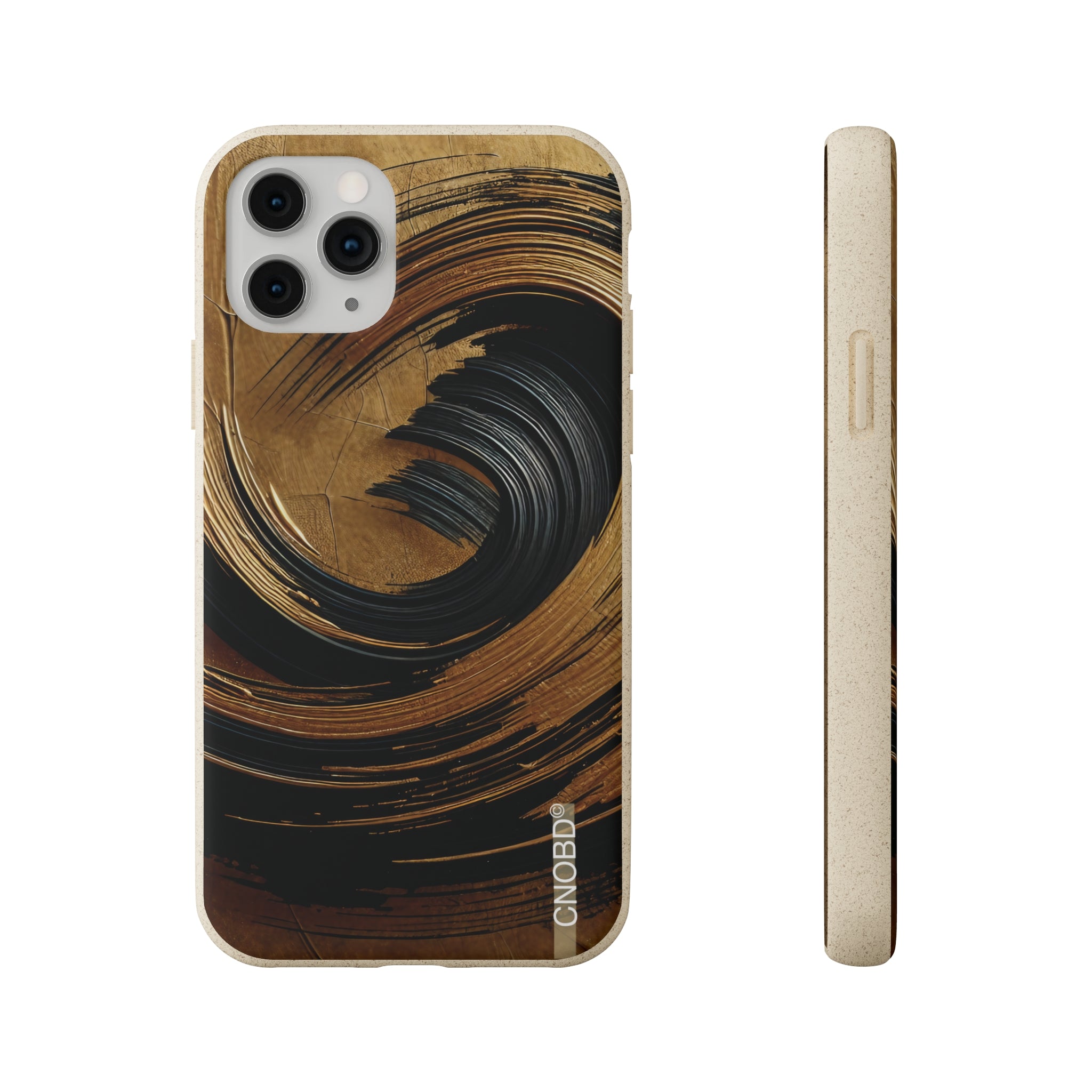 CNOBD ART Custom – Umweltfreundliche Handyhüllen mit Geschenkverpackung – Goldline Edition Nr. 1 (Verfügbar für iPhone und Samsung Galaxy)