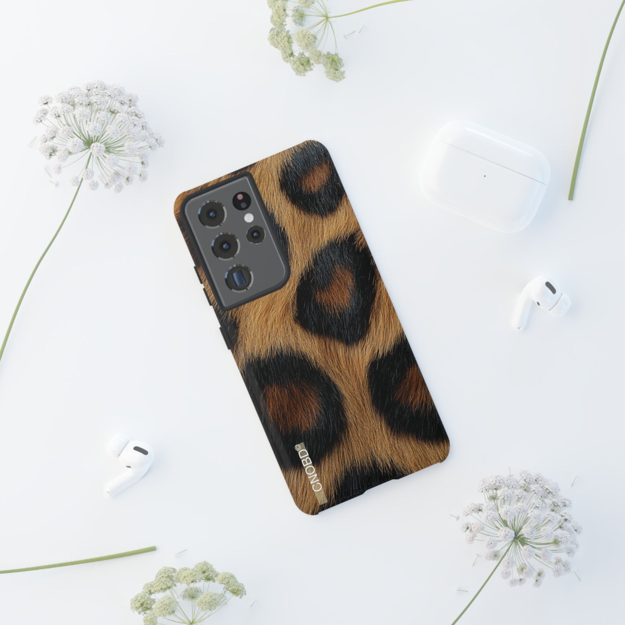 CNOBD ART Custom - Leopard Print Phone Case -  RoarCouture EDITIONS - RC NO2 (For iPhone, Samsung Galaxy, and Google Pixel)