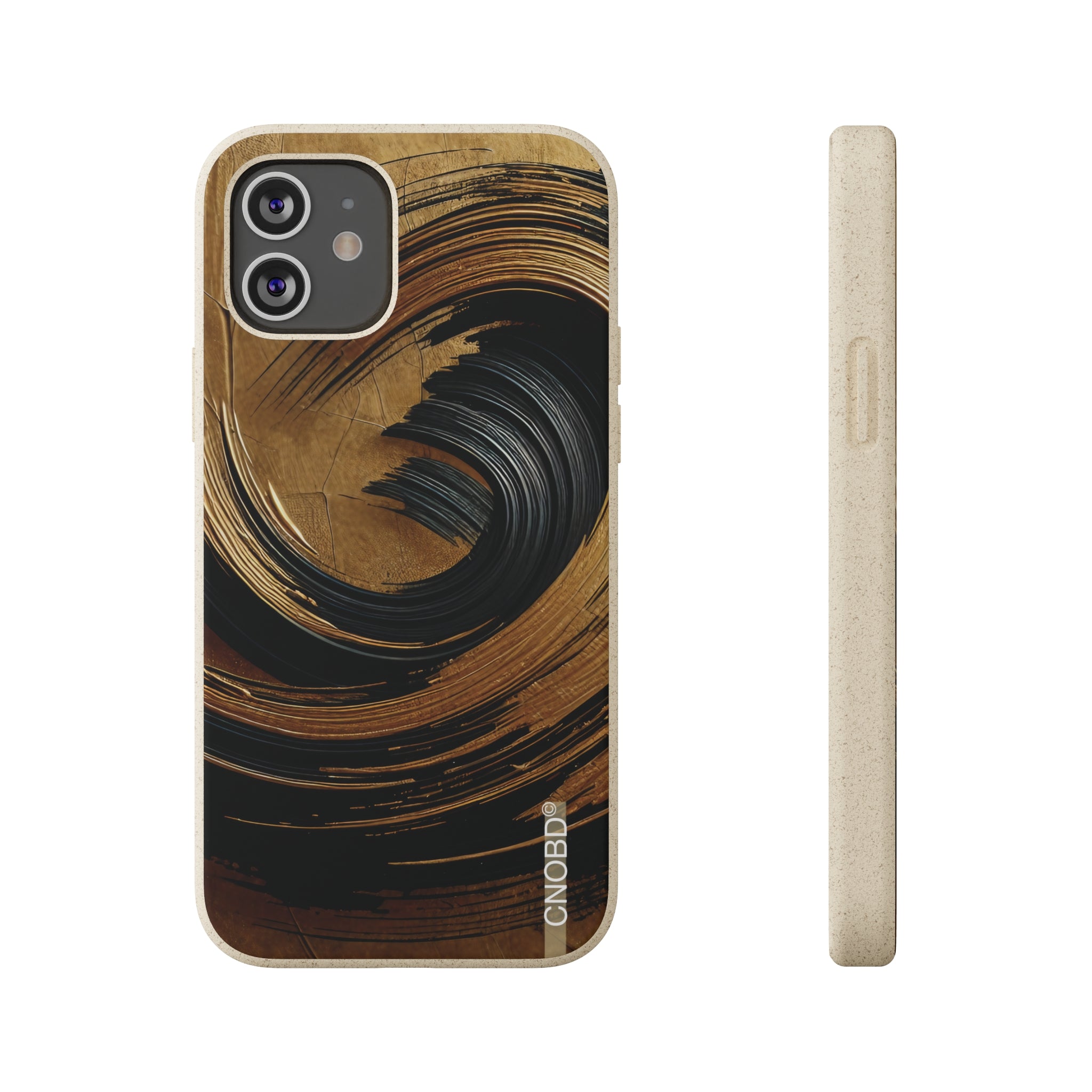 CNOBD ART Custom – Umweltfreundliche Handyhüllen mit Geschenkverpackung – Goldline Edition Nr. 1 (Verfügbar für iPhone und Samsung Galaxy)