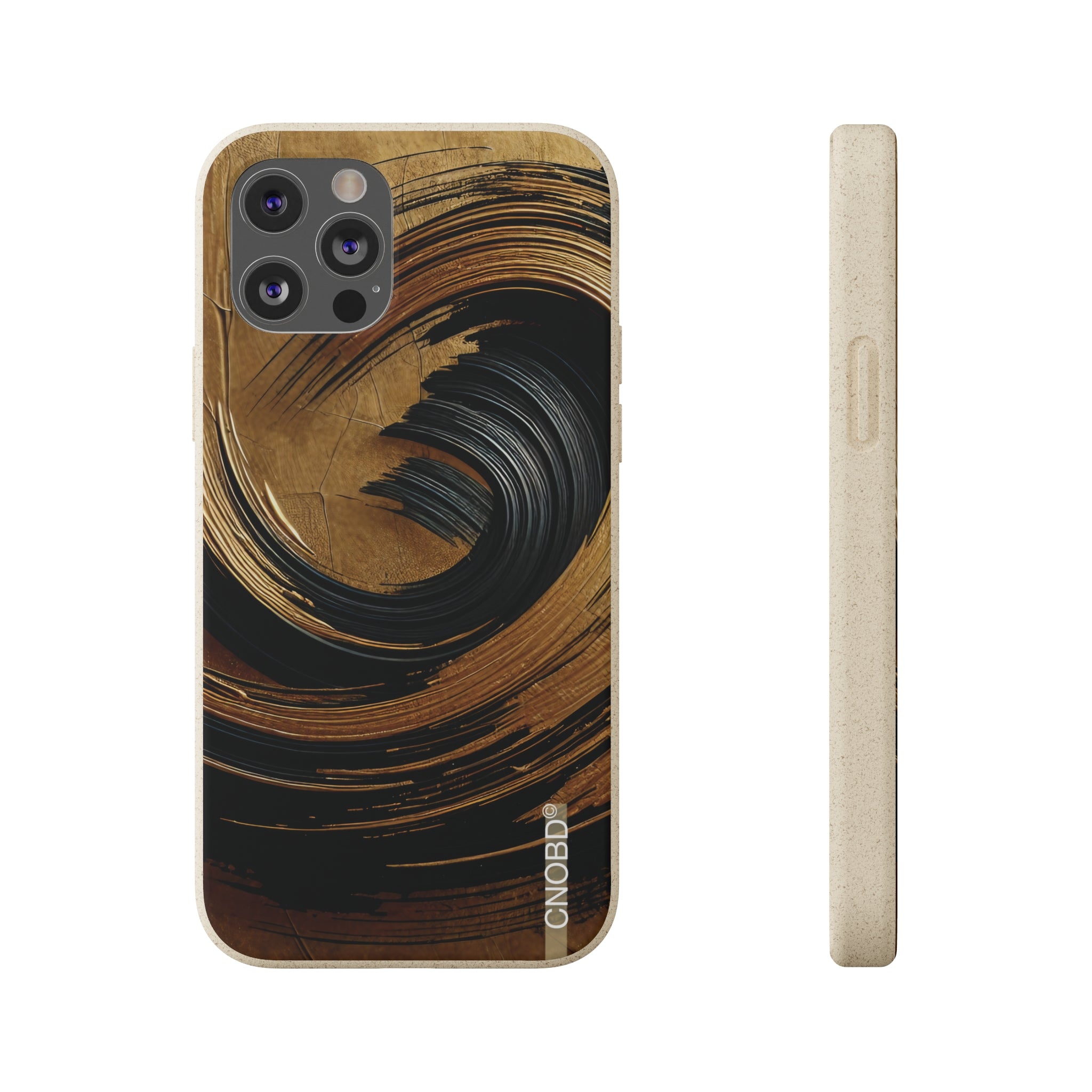 CNOBD ART Custom – Umweltfreundliche Handyhüllen mit Geschenkverpackung – Goldline Edition Nr. 1 (Verfügbar für iPhone und Samsung Galaxy)