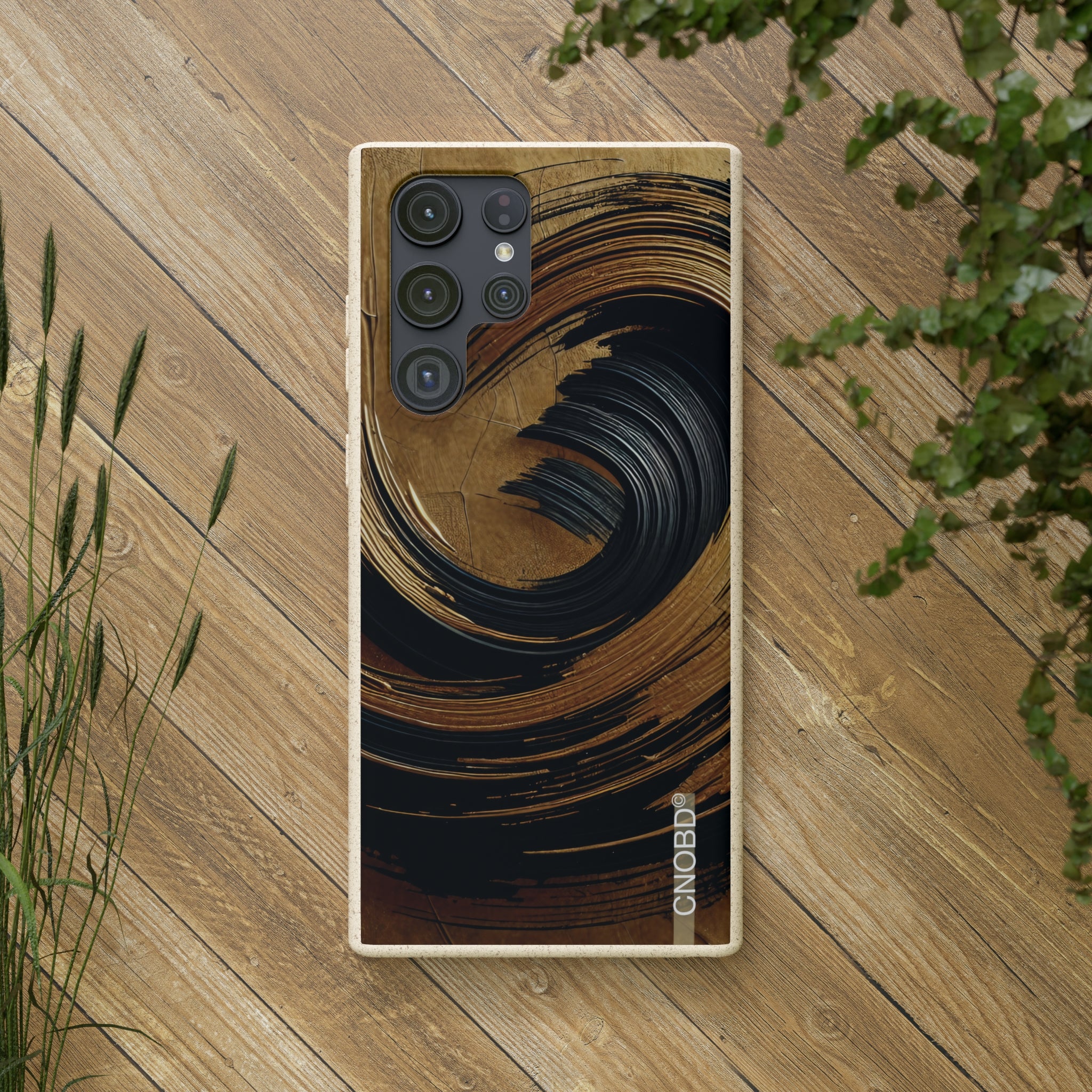 CNOBD ART Custom – Umweltfreundliche Handyhüllen mit Geschenkverpackung – Goldline Edition Nr. 1 (Verfügbar für iPhone und Samsung Galaxy)