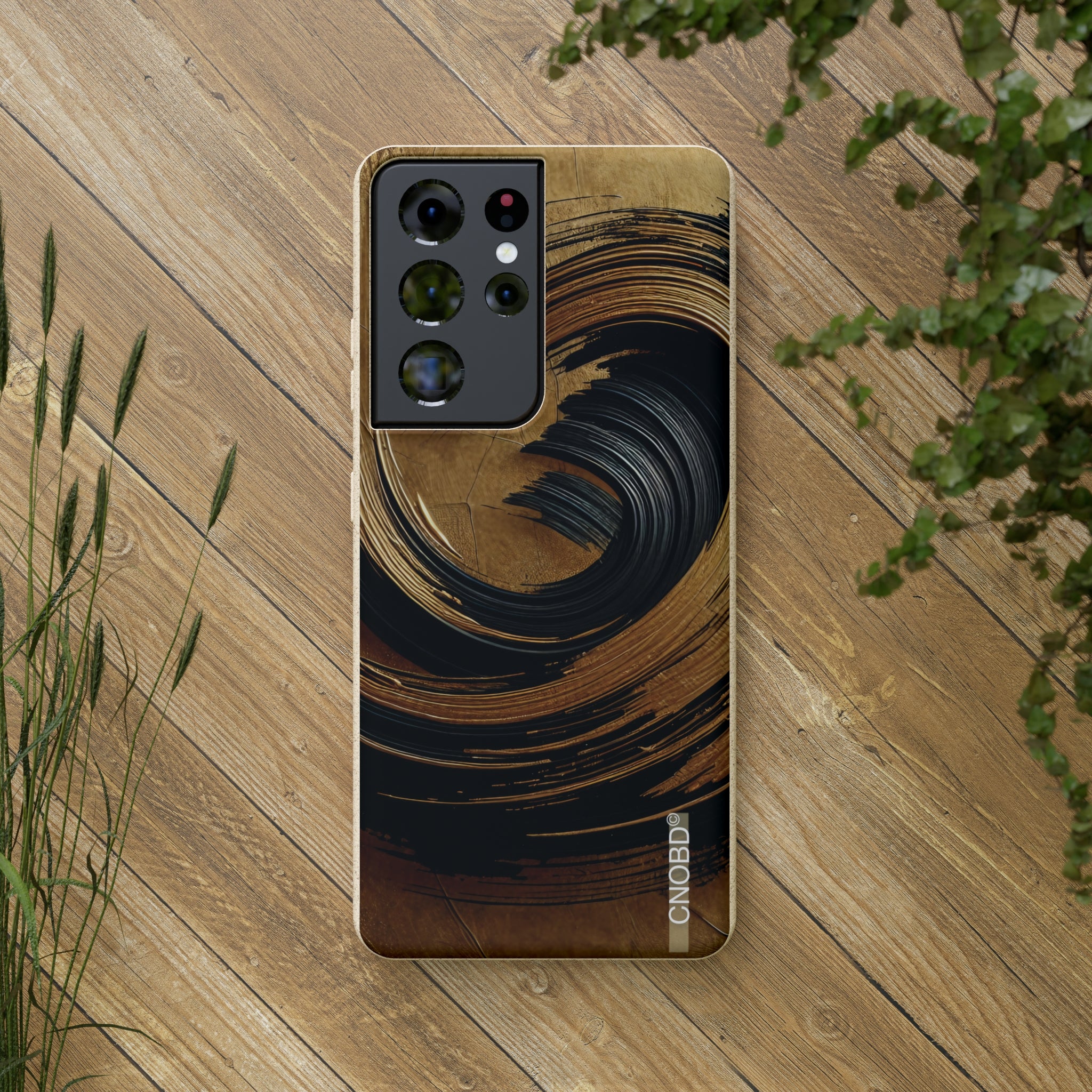 CNOBD ART Custom – Umweltfreundliche Handyhüllen mit Geschenkverpackung – Goldline Edition Nr. 1 (Verfügbar für iPhone und Samsung Galaxy)