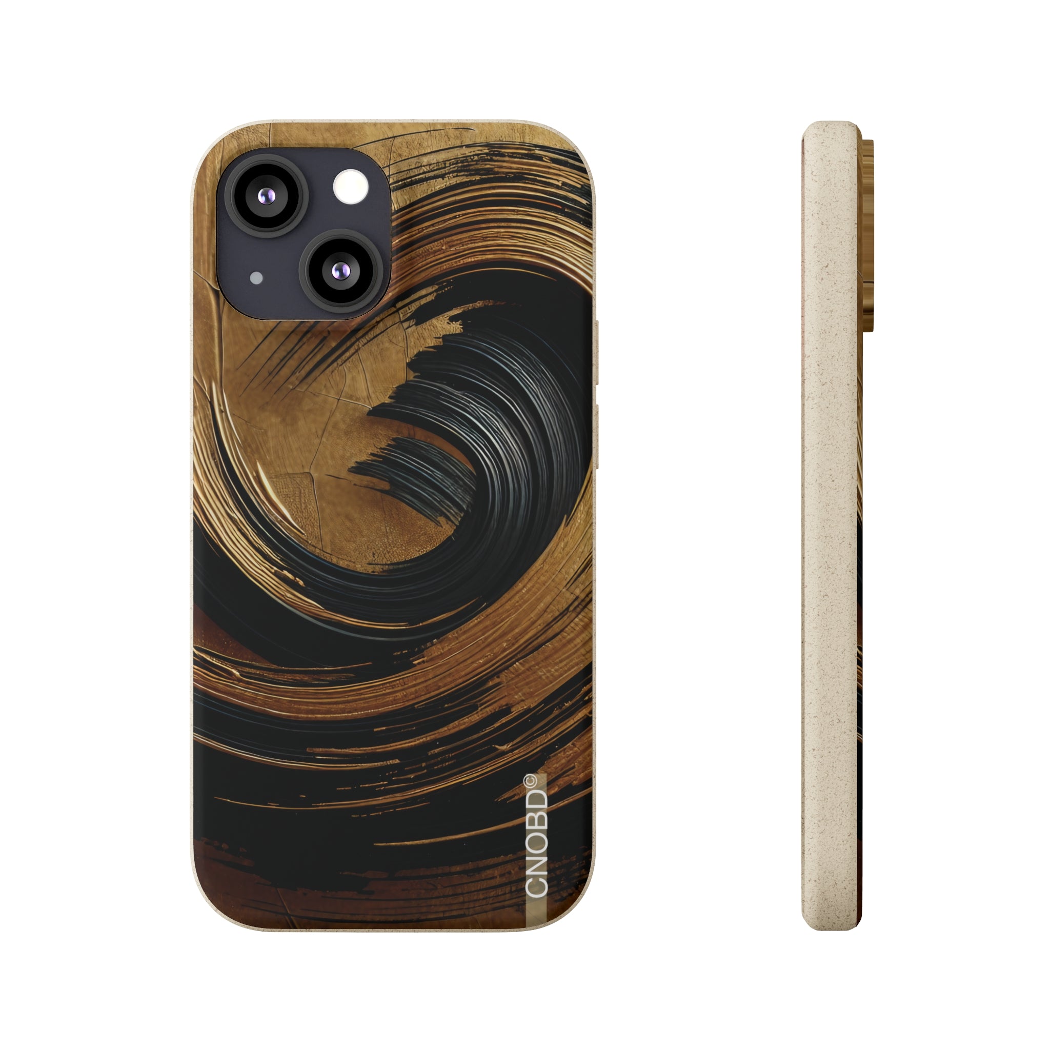 CNOBD ART Custom – Umweltfreundliche Handyhüllen mit Geschenkverpackung – Goldline Edition Nr. 1 (Verfügbar für iPhone und Samsung Galaxy)