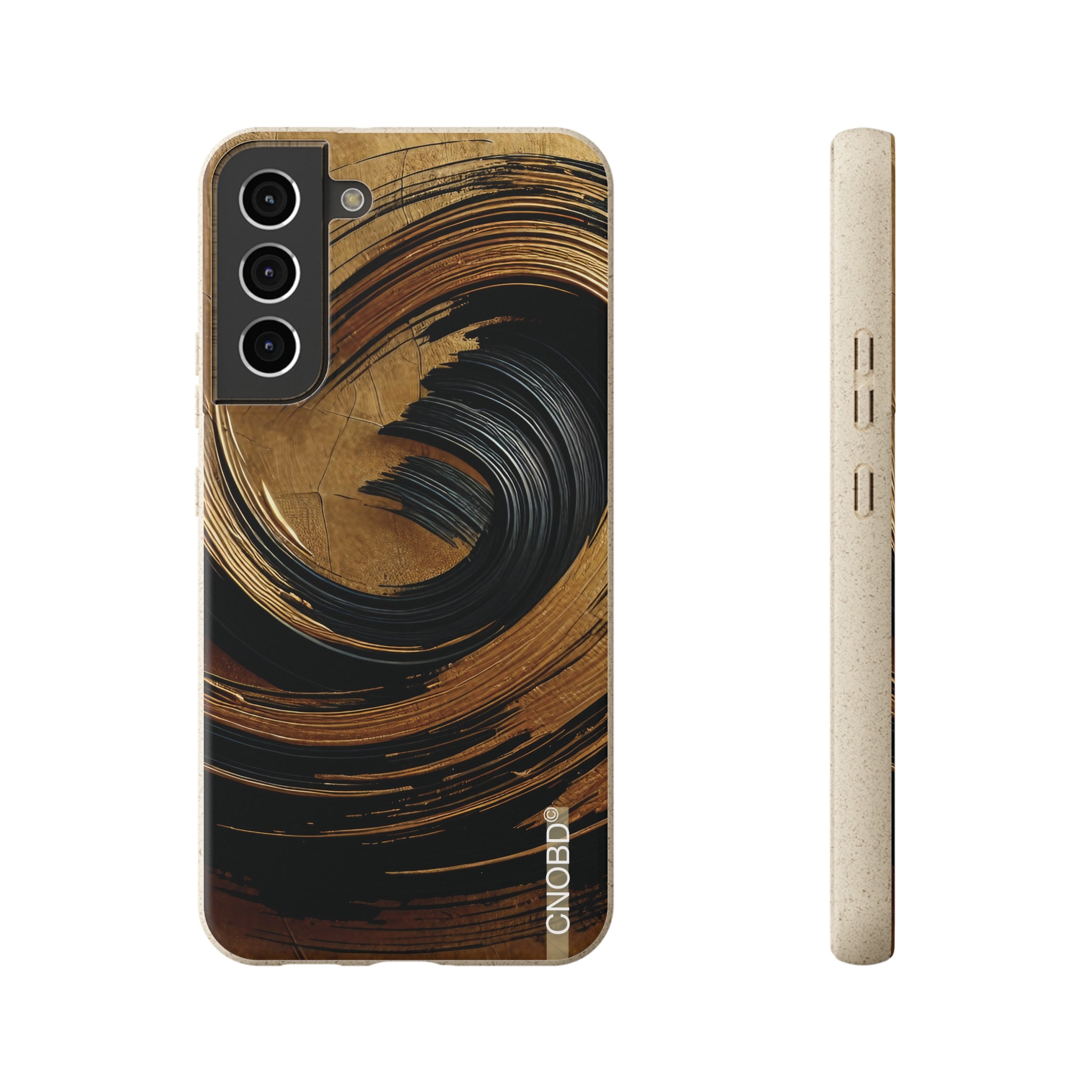 CNOBD ART Custom – Umweltfreundliche Handyhüllen mit Geschenkverpackung – Goldline Edition Nr. 1 (Verfügbar für iPhone und Samsung Galaxy)