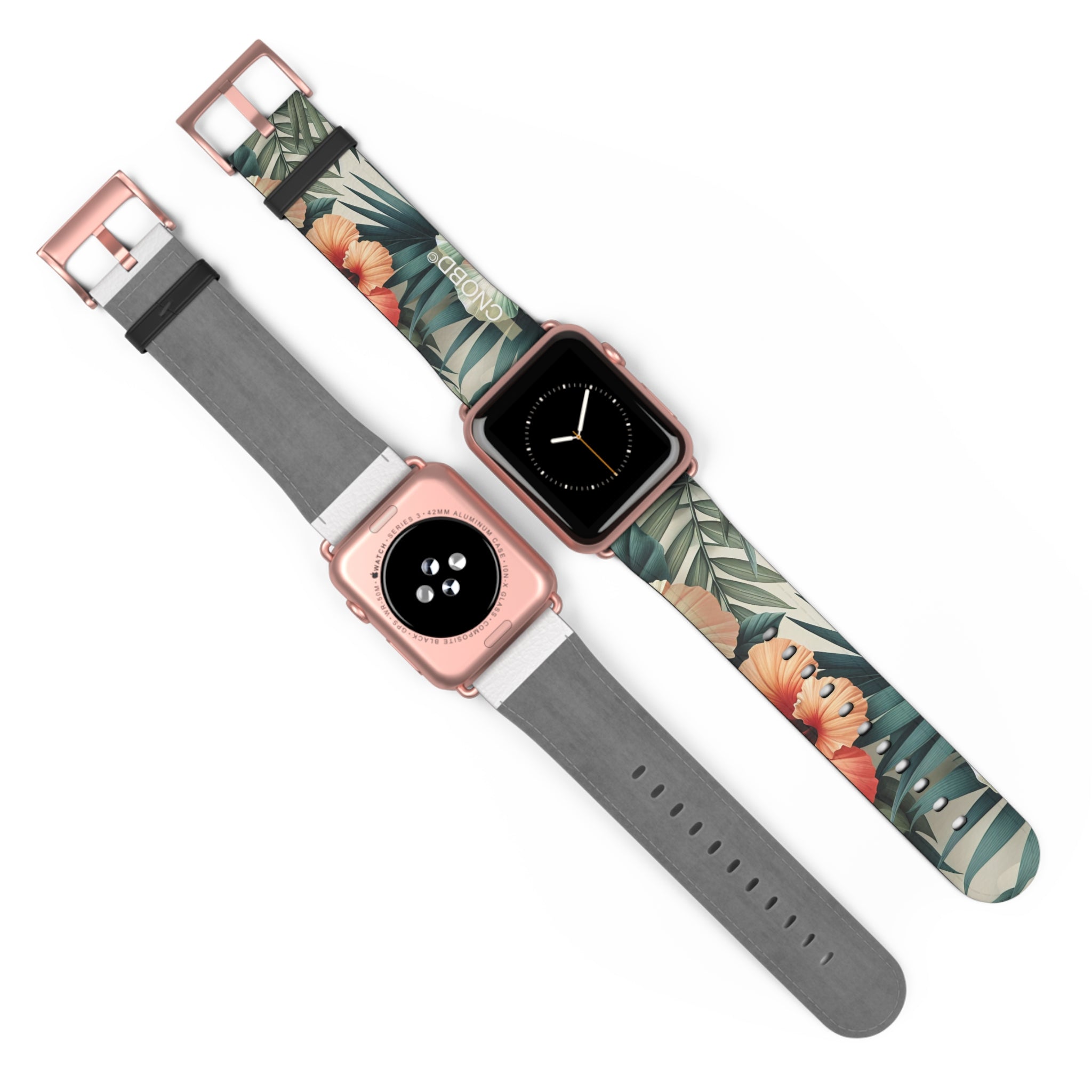 Front and Back of Apple Watch Band - CNOBD ART – VerdeVerve Edition – Verve NO