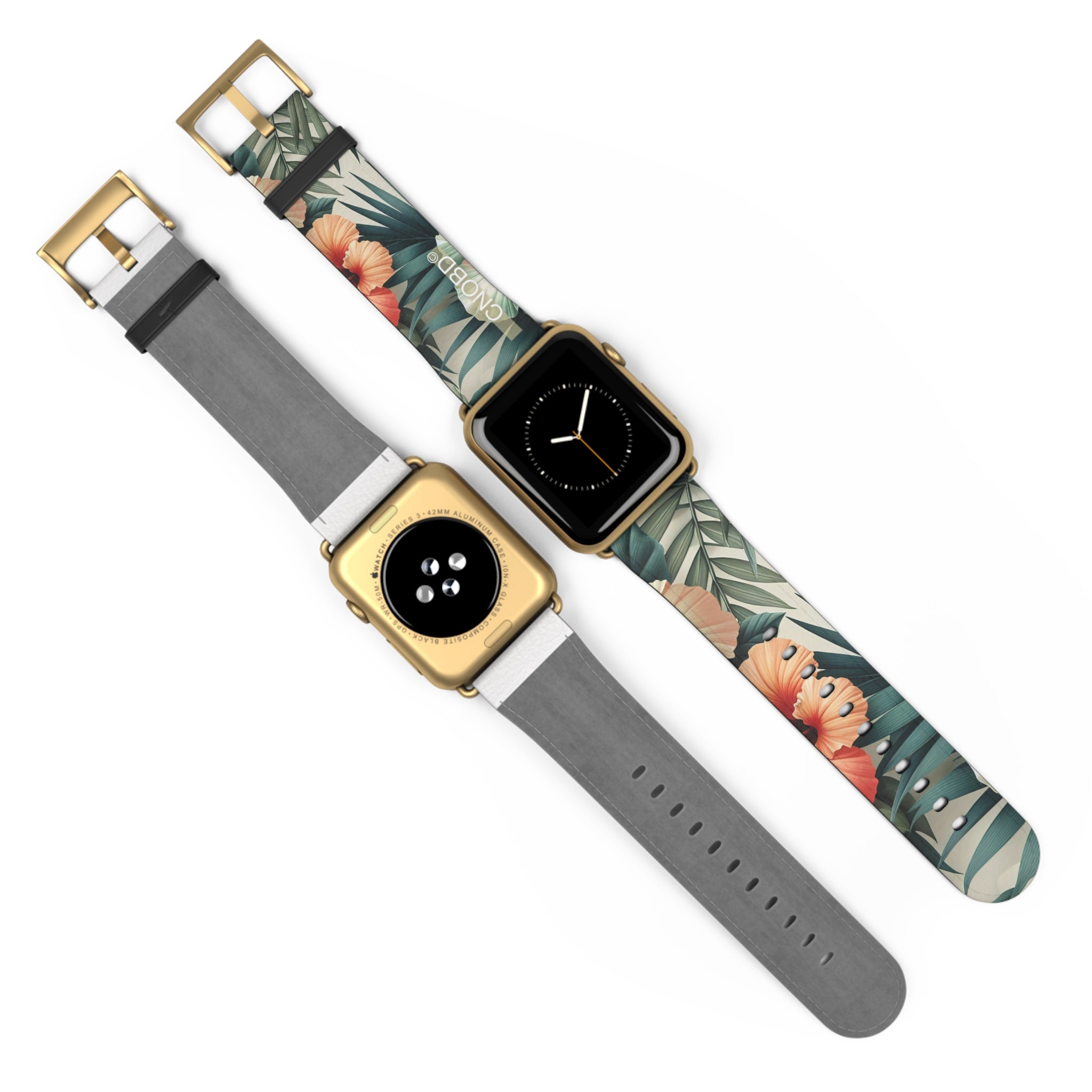 Front and Back of Apple Watch Band - CNOBD ART – VerdeVerve Edition – Verve NO