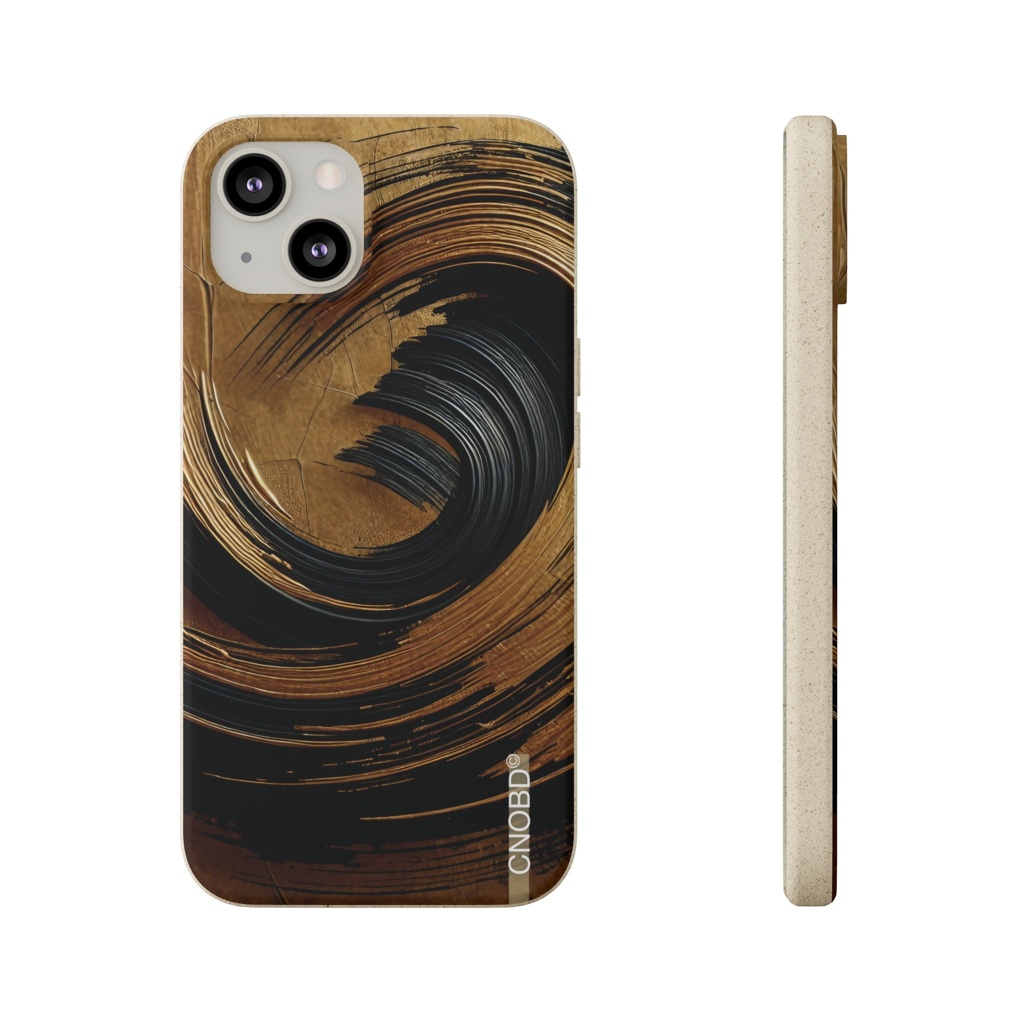 CNOBD ART Custom – Umweltfreundliche Handyhüllen mit Geschenkverpackung – Goldline Edition Nr. 1 (Verfügbar für iPhone und Samsung Galaxy)