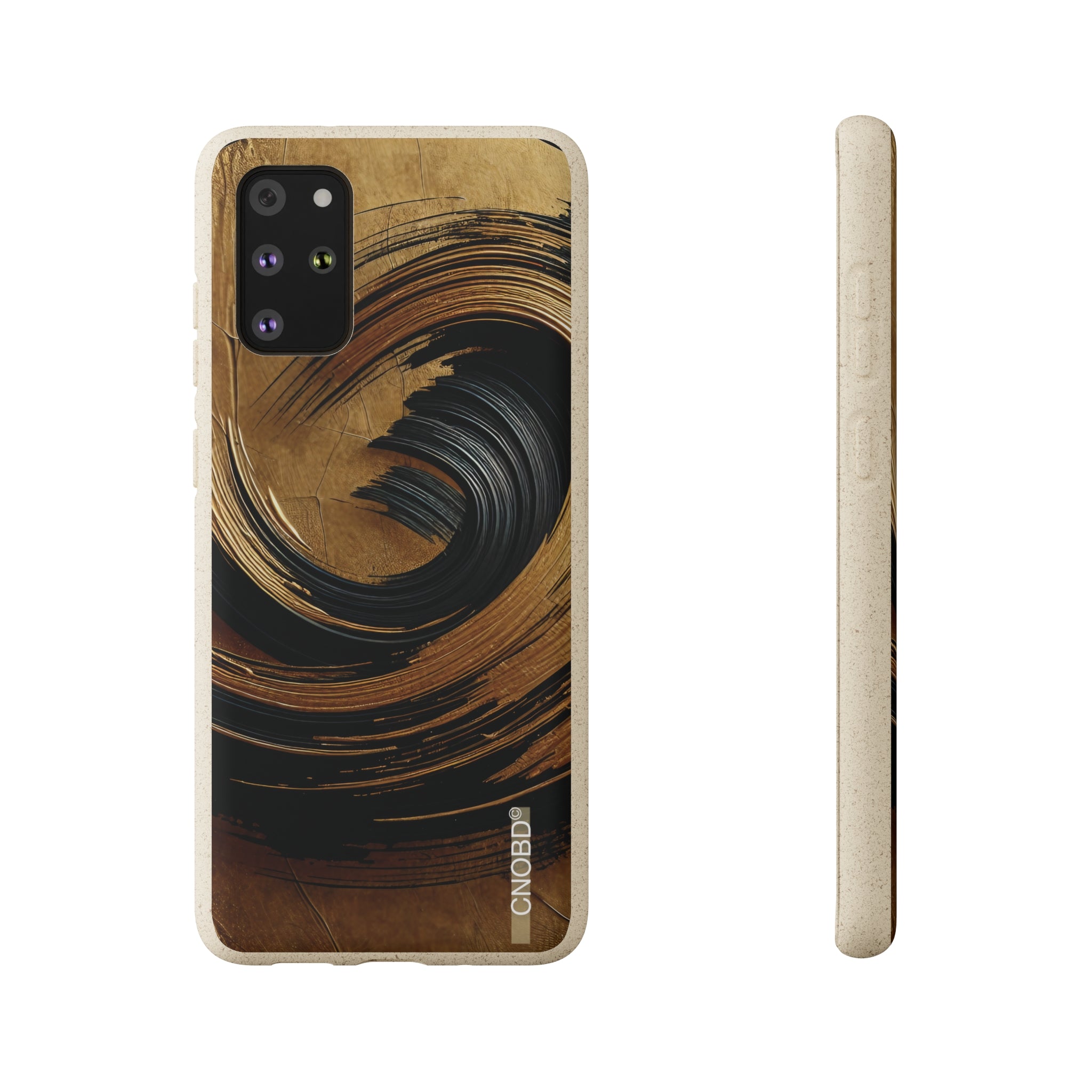 CNOBD ART Custom – Umweltfreundliche Handyhüllen mit Geschenkverpackung – Goldline Edition Nr. 1 (Verfügbar für iPhone und Samsung Galaxy)