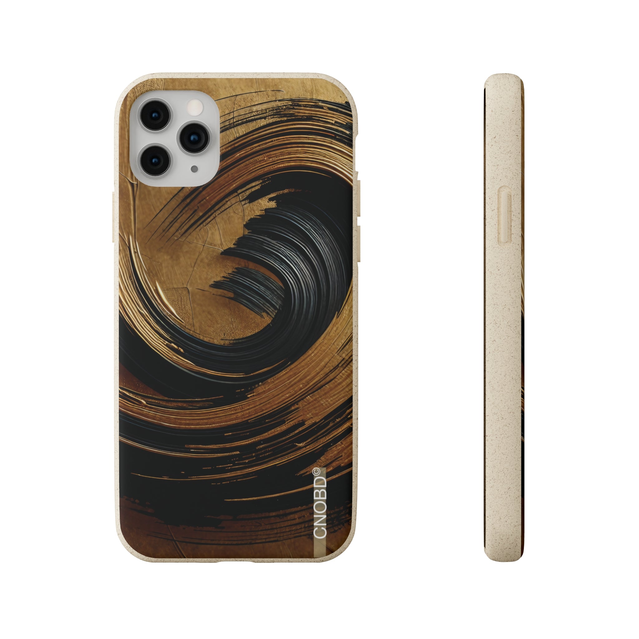 CNOBD ART Custom – Umweltfreundliche Handyhüllen mit Geschenkverpackung – Goldline Edition Nr. 1 (Verfügbar für iPhone und Samsung Galaxy)