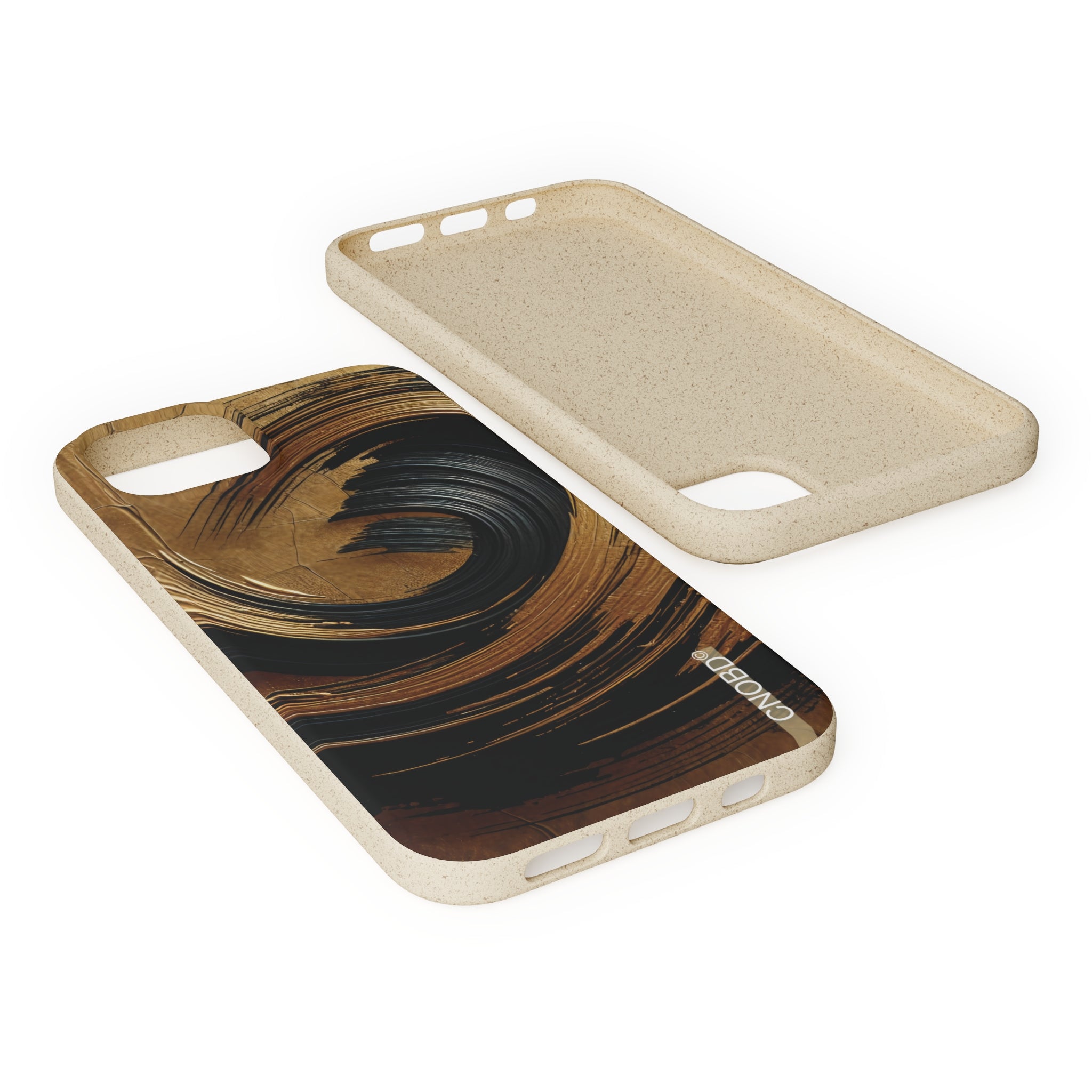 CNOBD ART Custom – Umweltfreundliche Handyhüllen mit Geschenkverpackung – Goldline Edition Nr. 1 (Verfügbar für iPhone und Samsung Galaxy)