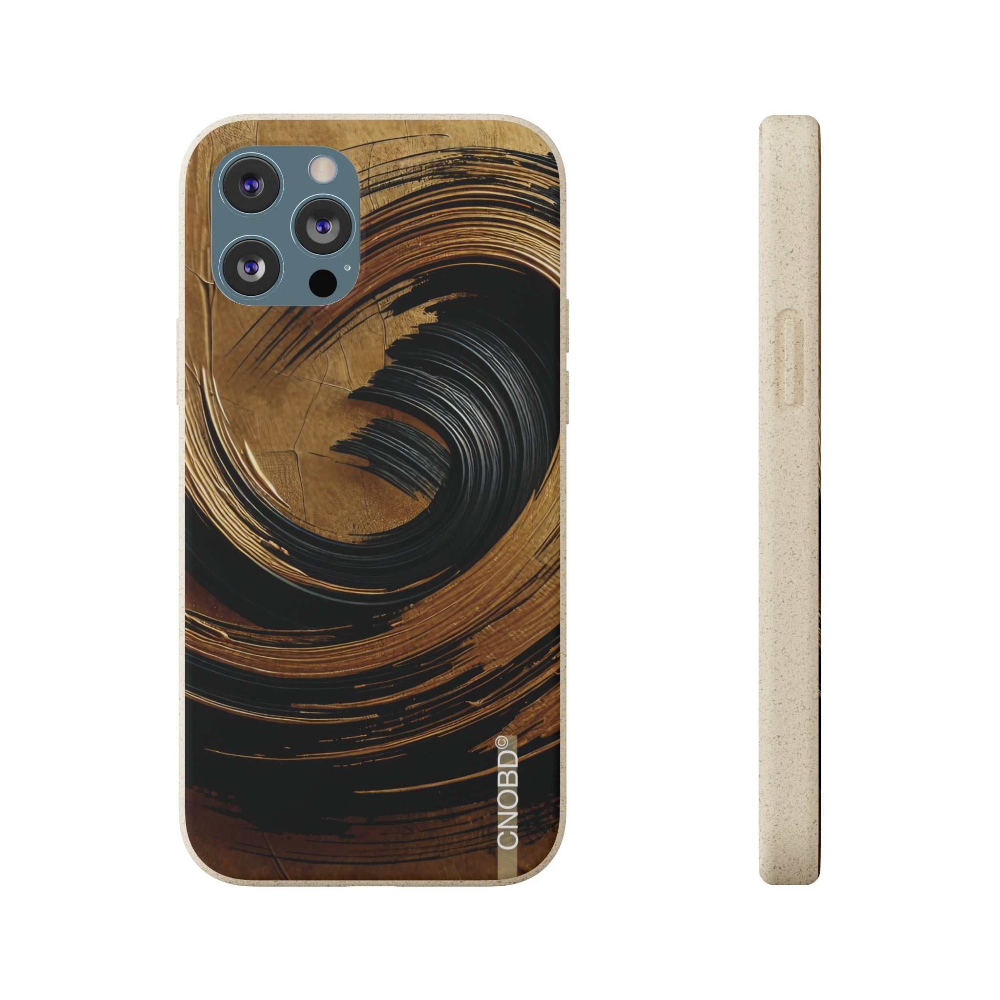 CNOBD ART Custom – Umweltfreundliche Handyhüllen mit Geschenkverpackung – Goldline Edition Nr. 1 (Verfügbar für iPhone und Samsung Galaxy)