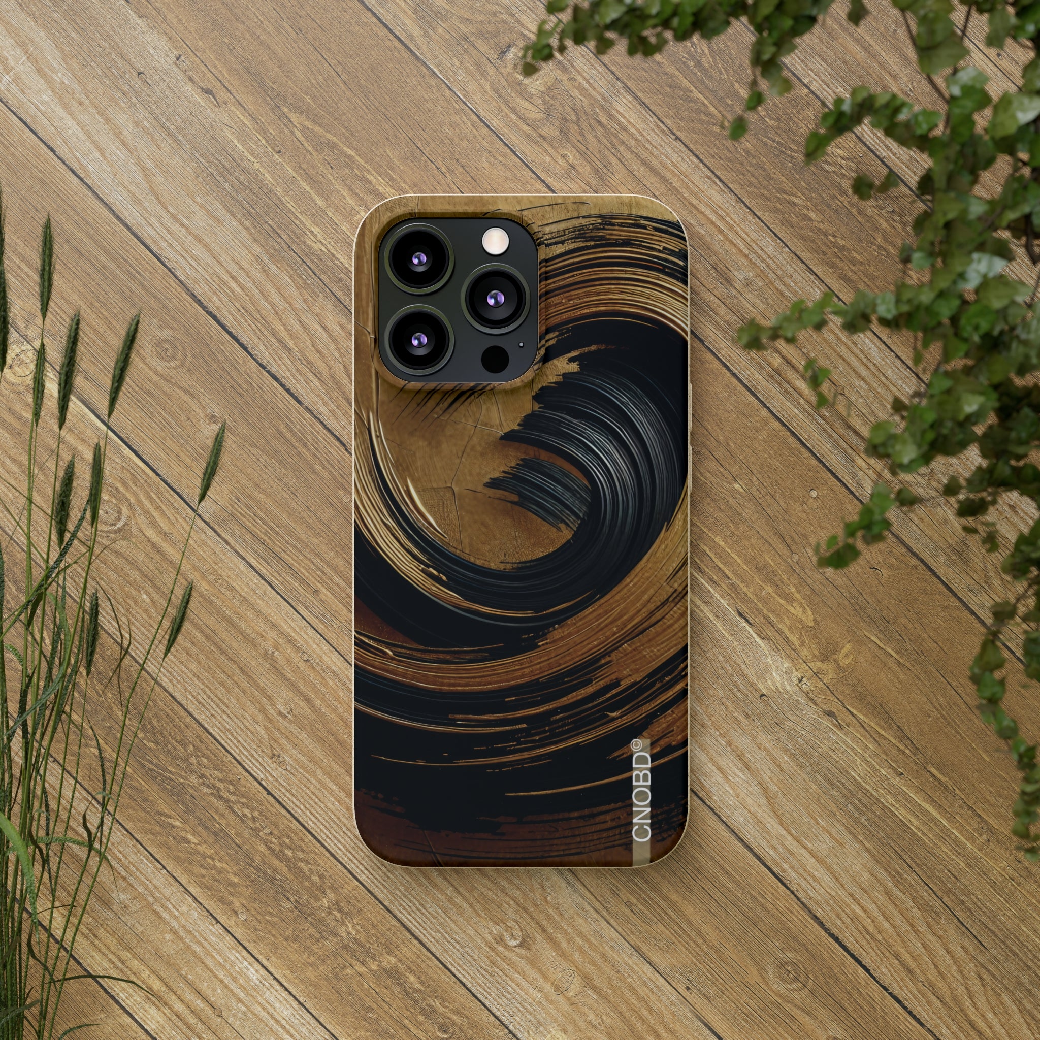 CNOBD ART Custom – Umweltfreundliche Handyhüllen mit Geschenkverpackung – Goldline Edition Nr. 1 (Verfügbar für iPhone und Samsung Galaxy)