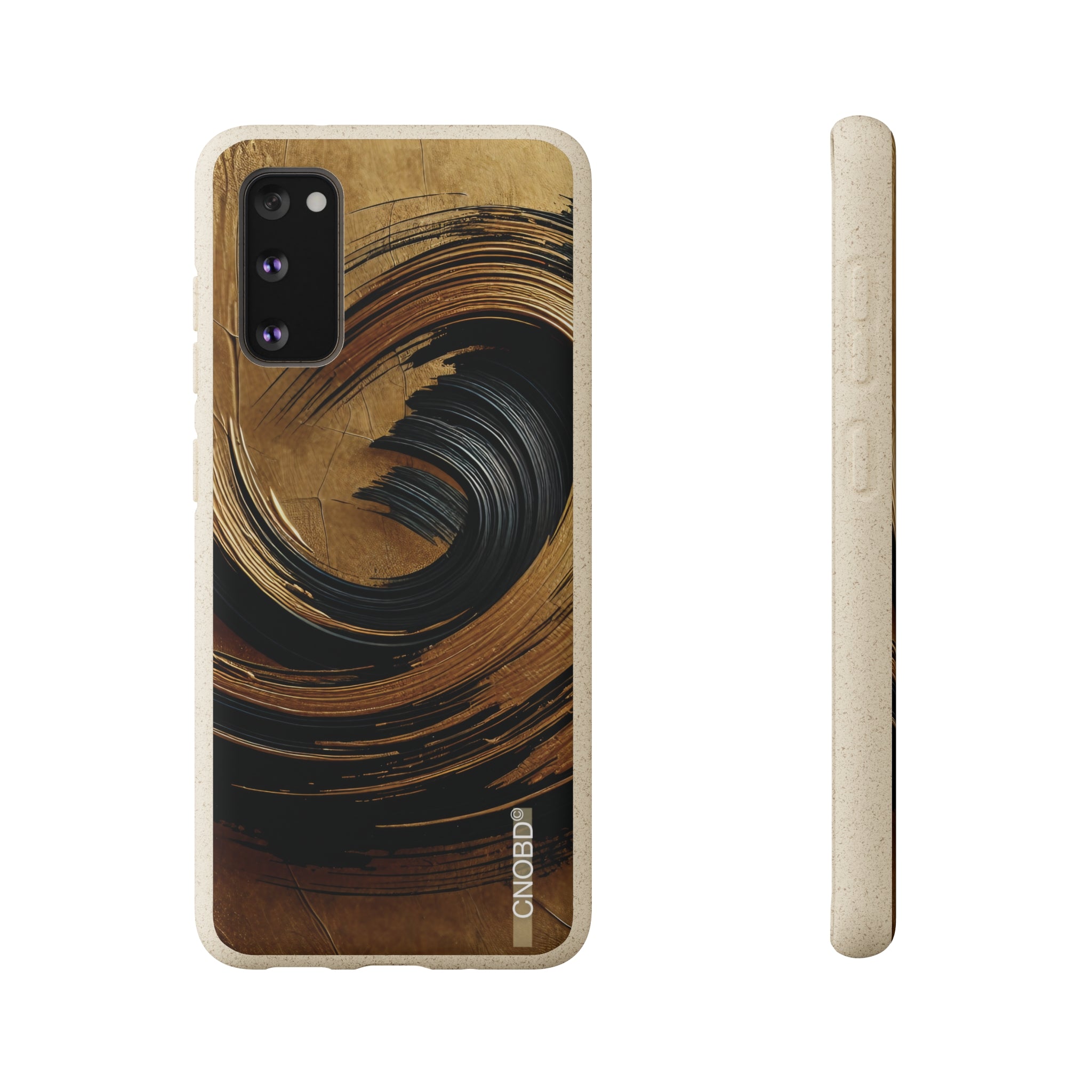 CNOBD ART Custom – Umweltfreundliche Handyhüllen mit Geschenkverpackung – Goldline Edition Nr. 1 (Verfügbar für iPhone und Samsung Galaxy)