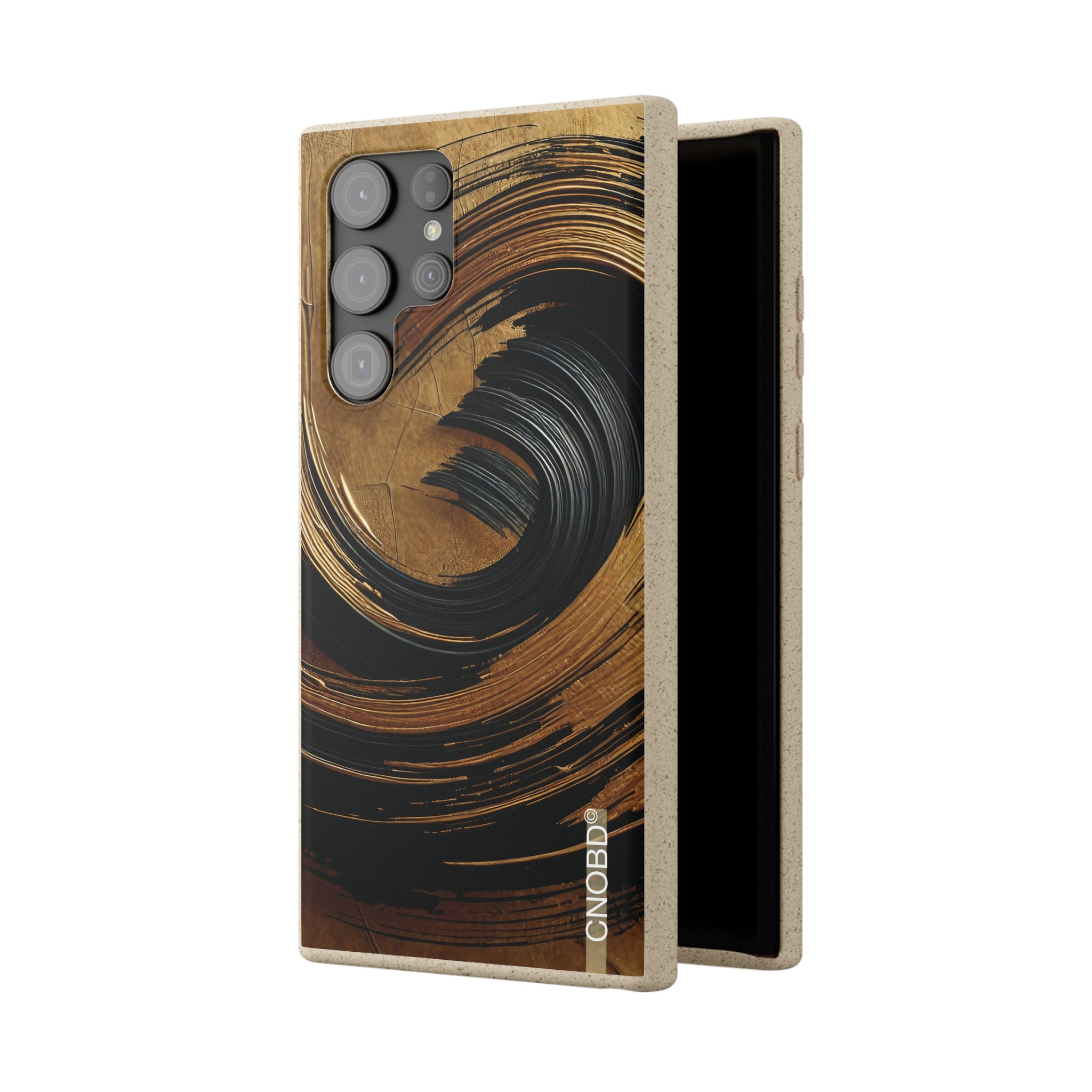 CNOBD ART Custom – Umweltfreundliche Handyhüllen mit Geschenkverpackung – Goldline Edition Nr. 1 (Verfügbar für iPhone und Samsung Galaxy)