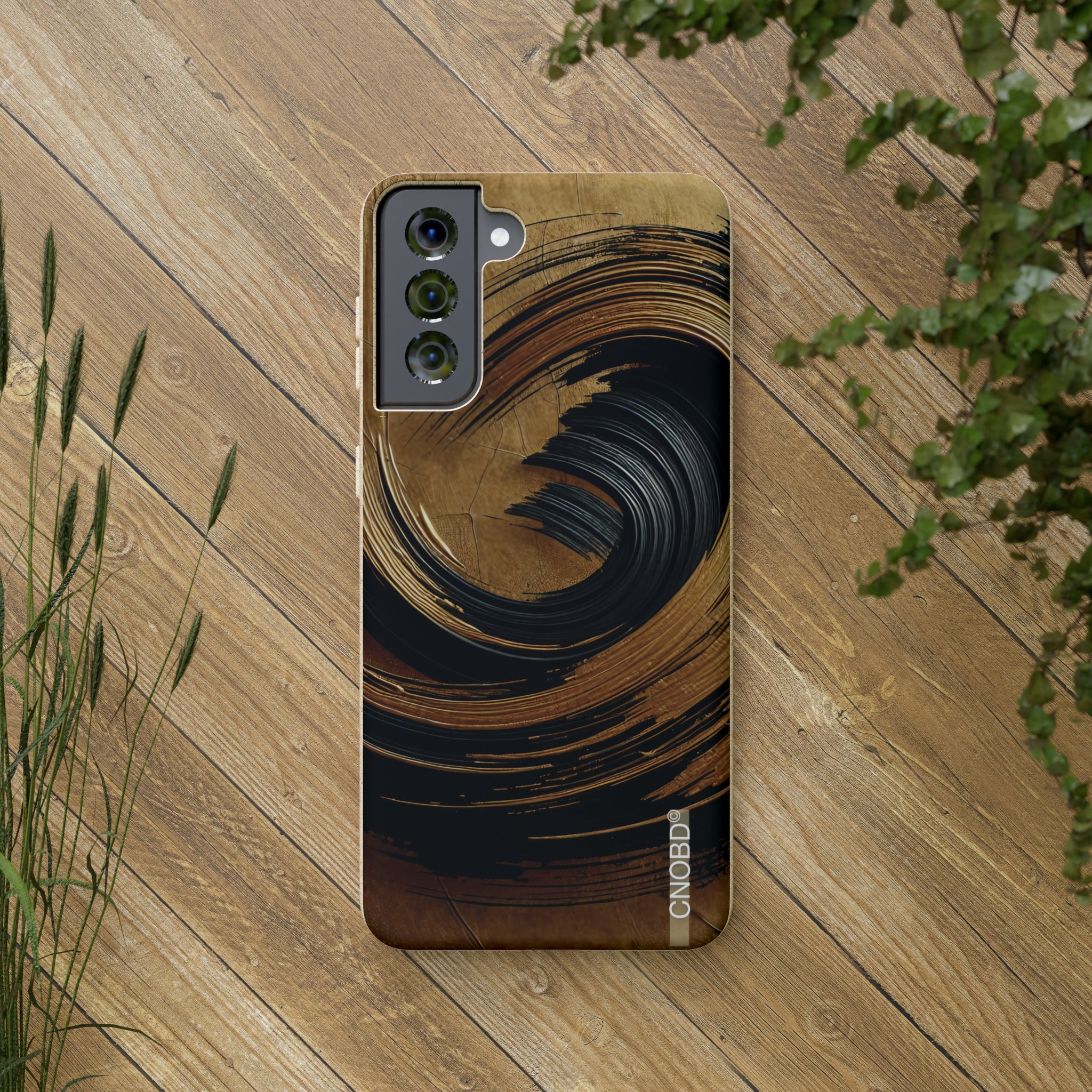 CNOBD ART Custom – Umweltfreundliche Handyhüllen mit Geschenkverpackung – Goldline Edition Nr. 1 (Verfügbar für iPhone und Samsung Galaxy)