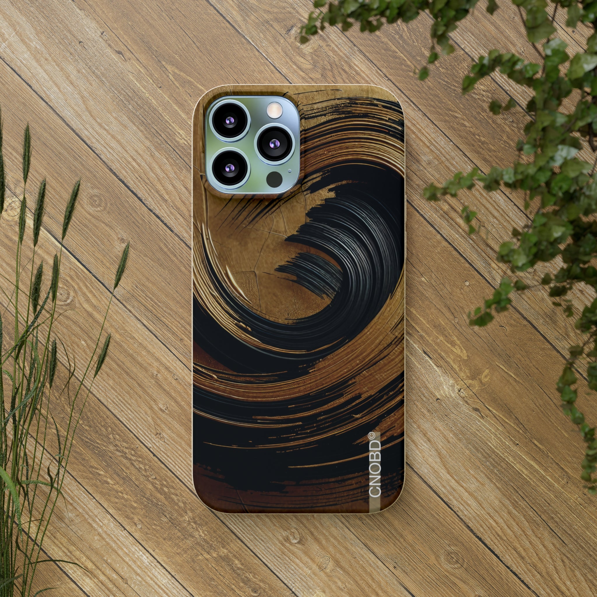 CNOBD ART Custom – Umweltfreundliche Handyhüllen mit Geschenkverpackung – Goldline Edition Nr. 1 (Verfügbar für iPhone und Samsung Galaxy)