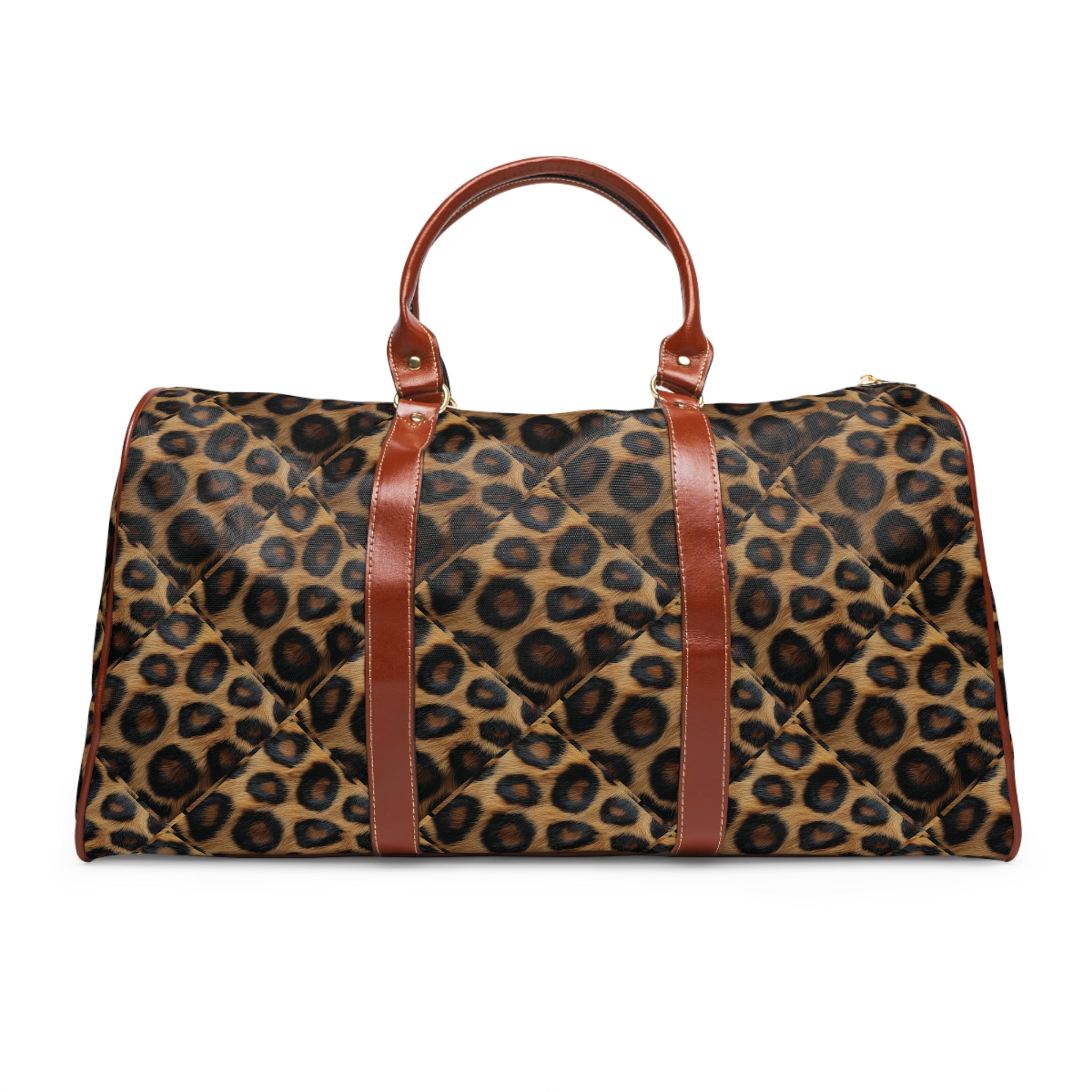 CNOBD ART Custom - Waterproof Travel Bag - RoarCouture EDITIONS - Leopard Print Leonarda de Velucci - RC NO 01