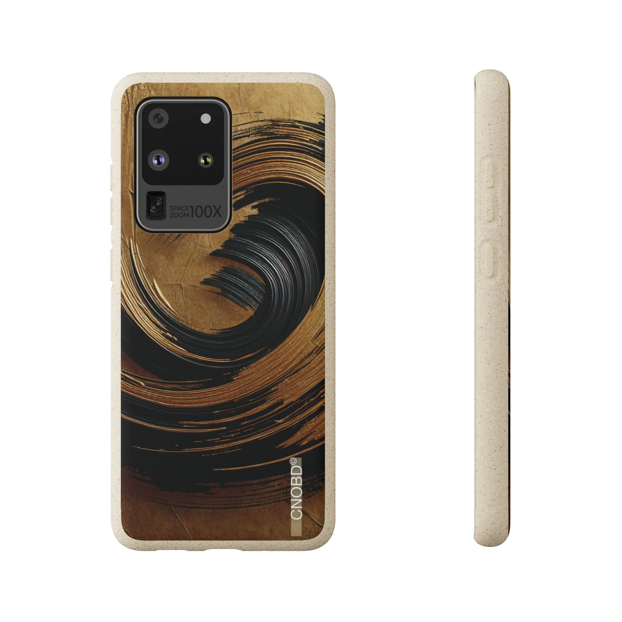 CNOBD ART Custom – Umweltfreundliche Handyhüllen mit Geschenkverpackung – Goldline Edition Nr. 1 (Verfügbar für iPhone und Samsung Galaxy)