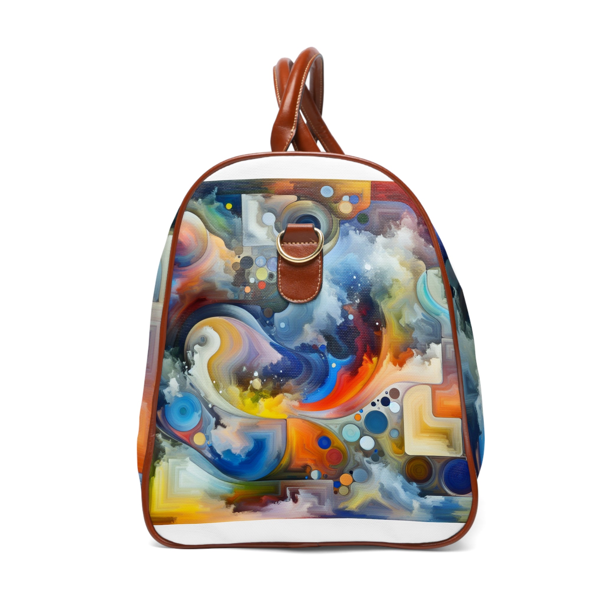 Travel Bag Isabella Van Dercksen with abstract captivating painting by  CNOBD Art