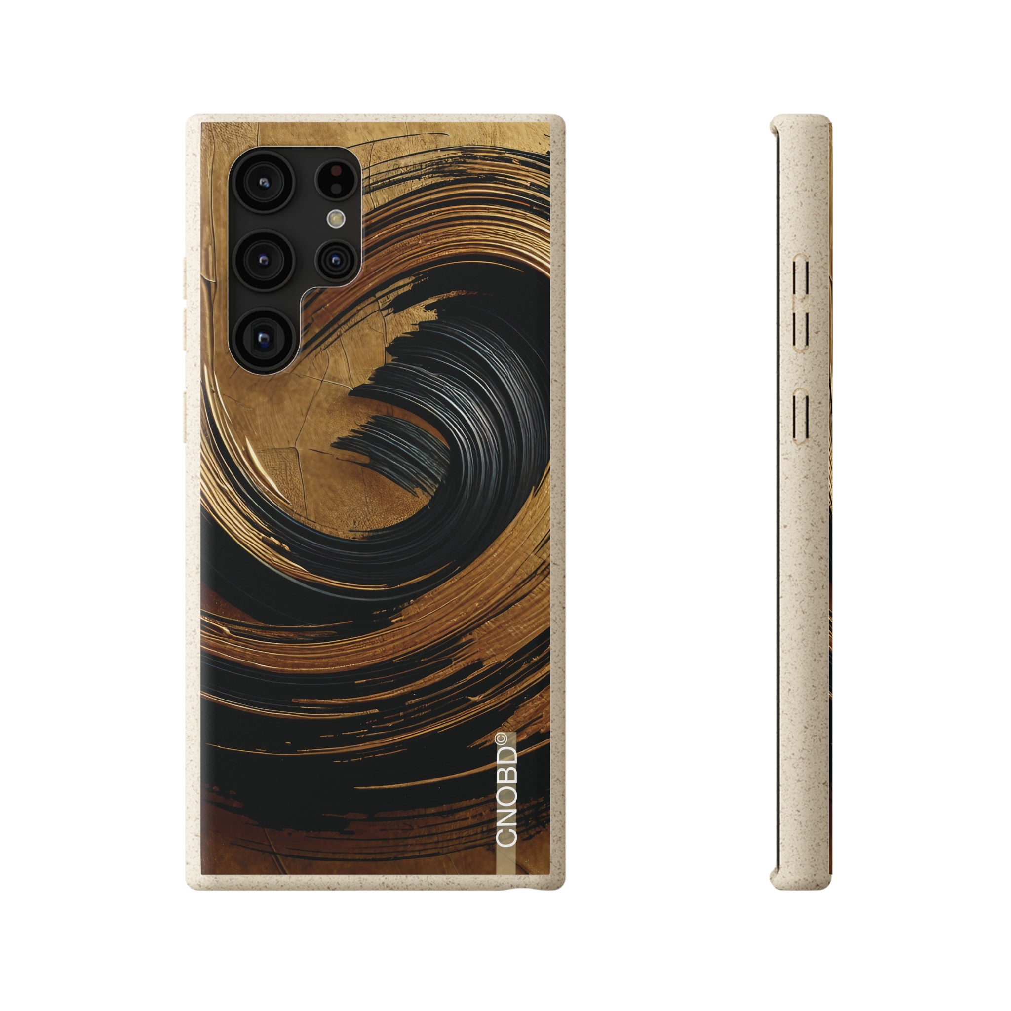 CNOBD ART Custom – Umweltfreundliche Handyhüllen mit Geschenkverpackung – Goldline Edition Nr. 1 (Verfügbar für iPhone und Samsung Galaxy)