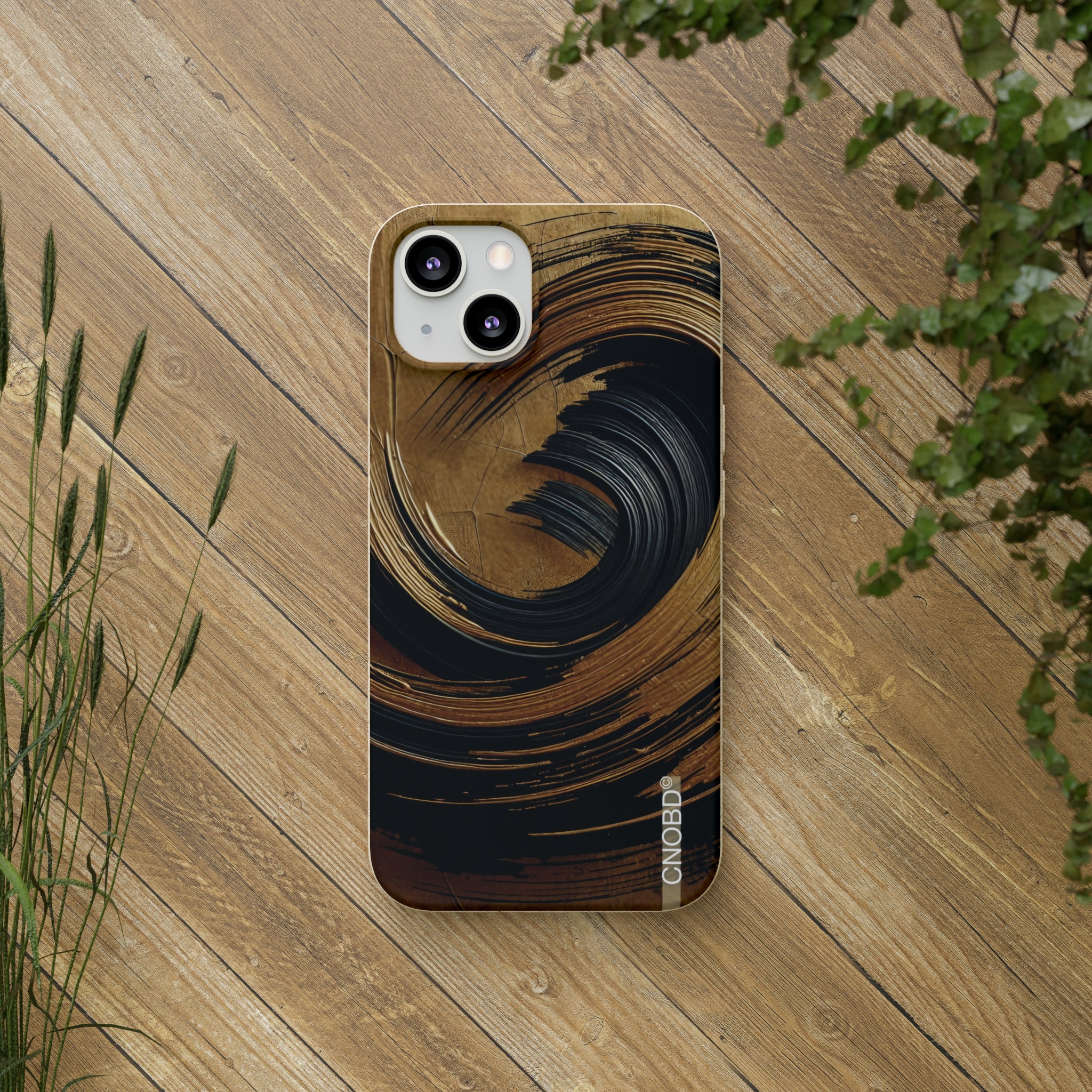 CNOBD ART Custom – Umweltfreundliche Handyhüllen mit Geschenkverpackung – Goldline Edition Nr. 1 (Verfügbar für iPhone und Samsung Galaxy)