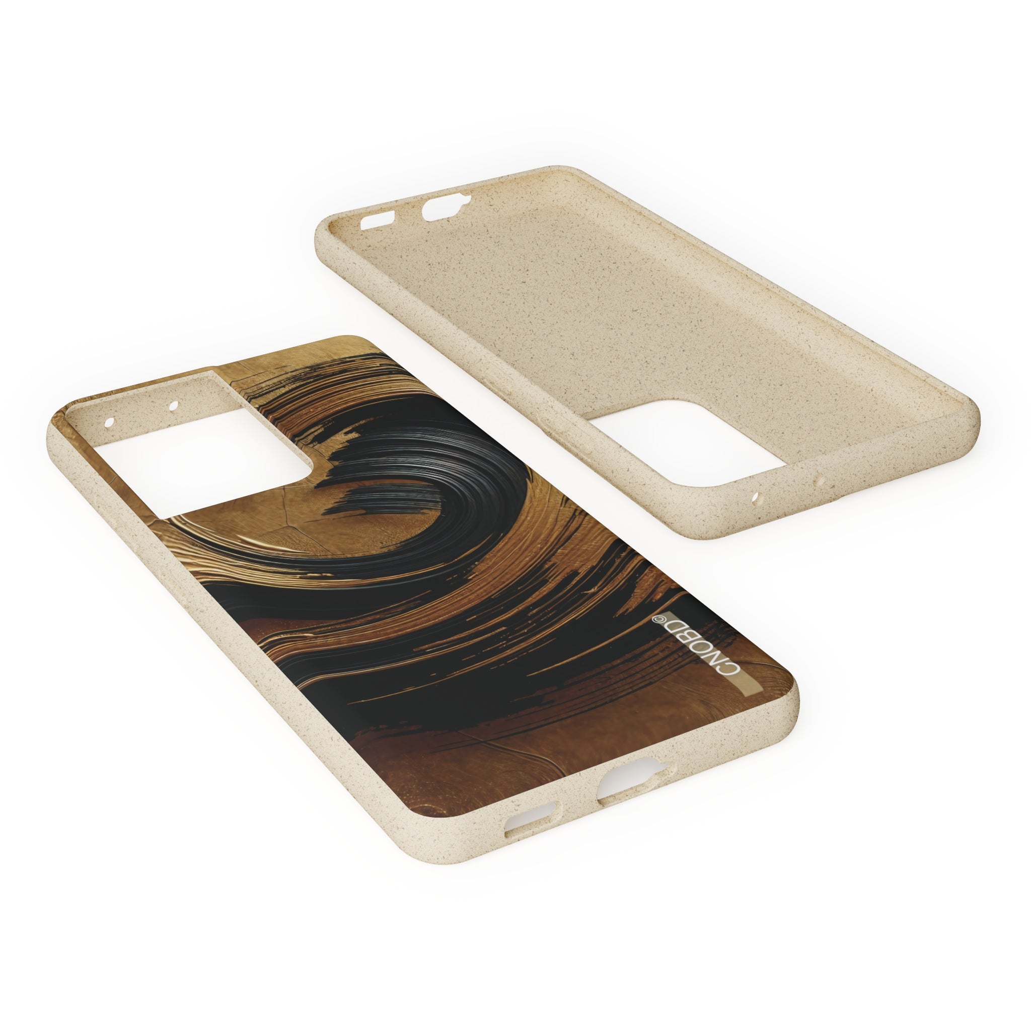 CNOBD ART Custom – Umweltfreundliche Handyhüllen mit Geschenkverpackung – Goldline Edition Nr. 1 (Verfügbar für iPhone und Samsung Galaxy)