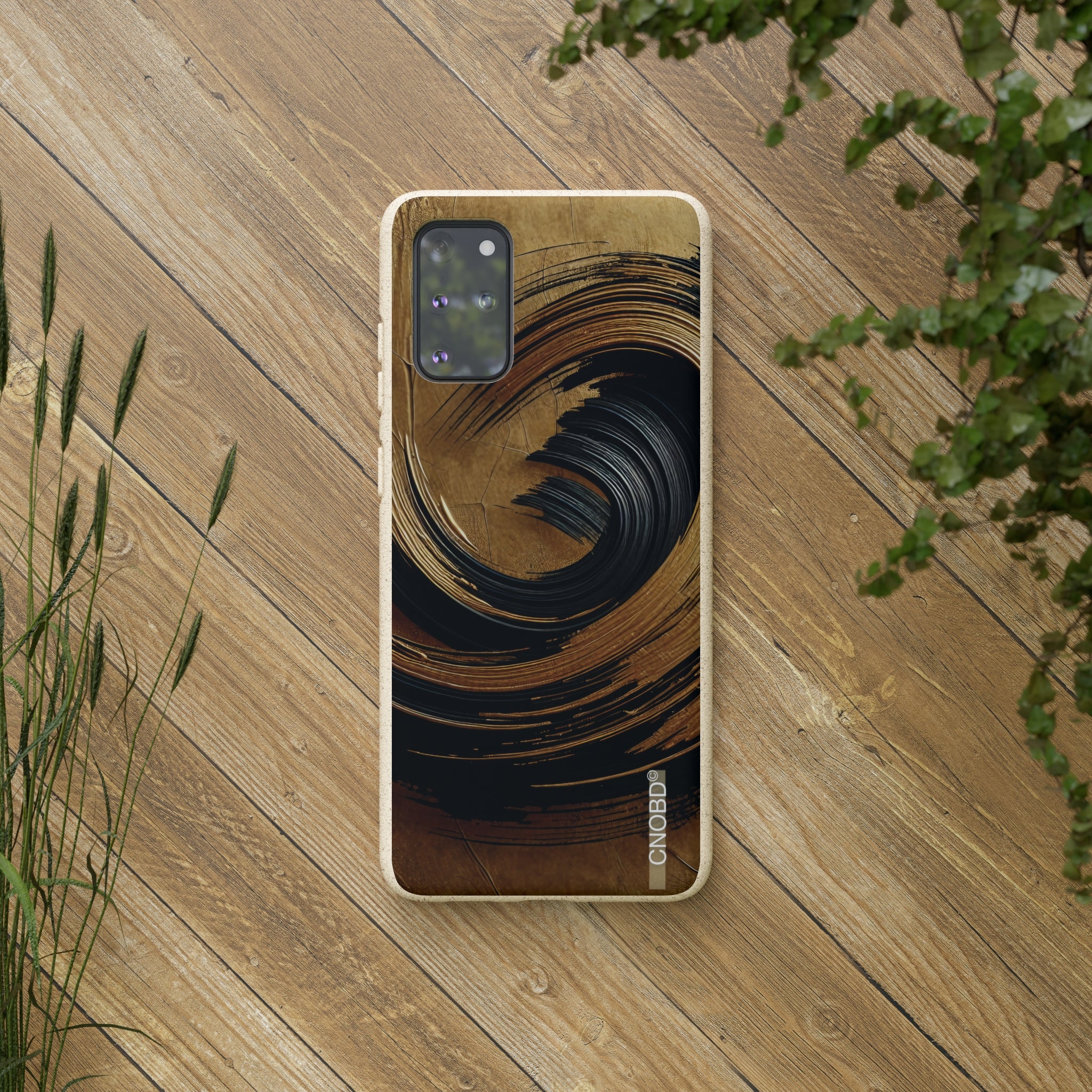 CNOBD ART Custom – Umweltfreundliche Handyhüllen mit Geschenkverpackung – Goldline Edition Nr. 1 (Verfügbar für iPhone und Samsung Galaxy)