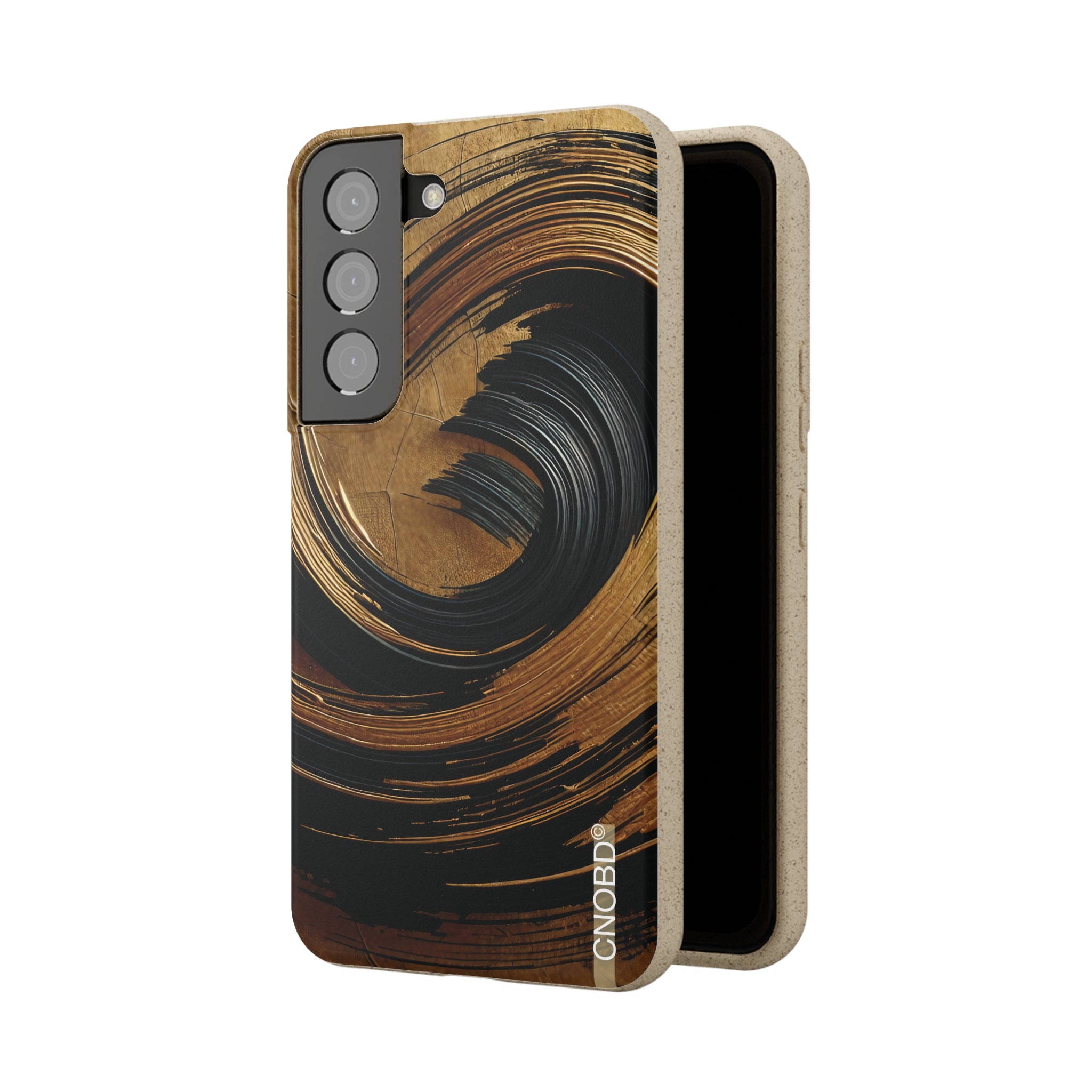 CNOBD ART Custom – Umweltfreundliche Handyhüllen mit Geschenkverpackung – Goldline Edition Nr. 1 (Verfügbar für iPhone und Samsung Galaxy)