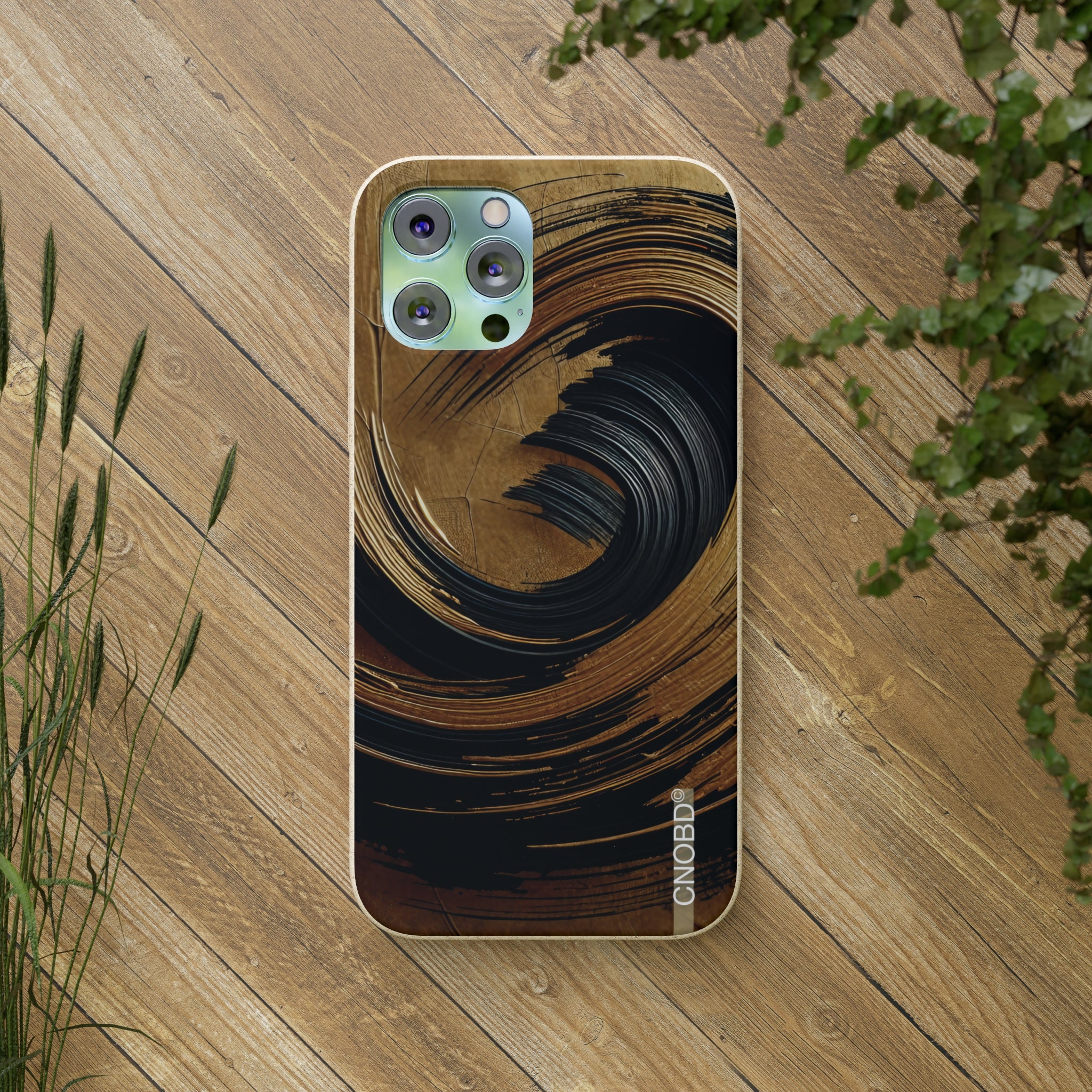 CNOBD ART Custom – Umweltfreundliche Handyhüllen mit Geschenkverpackung – Goldline Edition Nr. 1 (Verfügbar für iPhone und Samsung Galaxy)