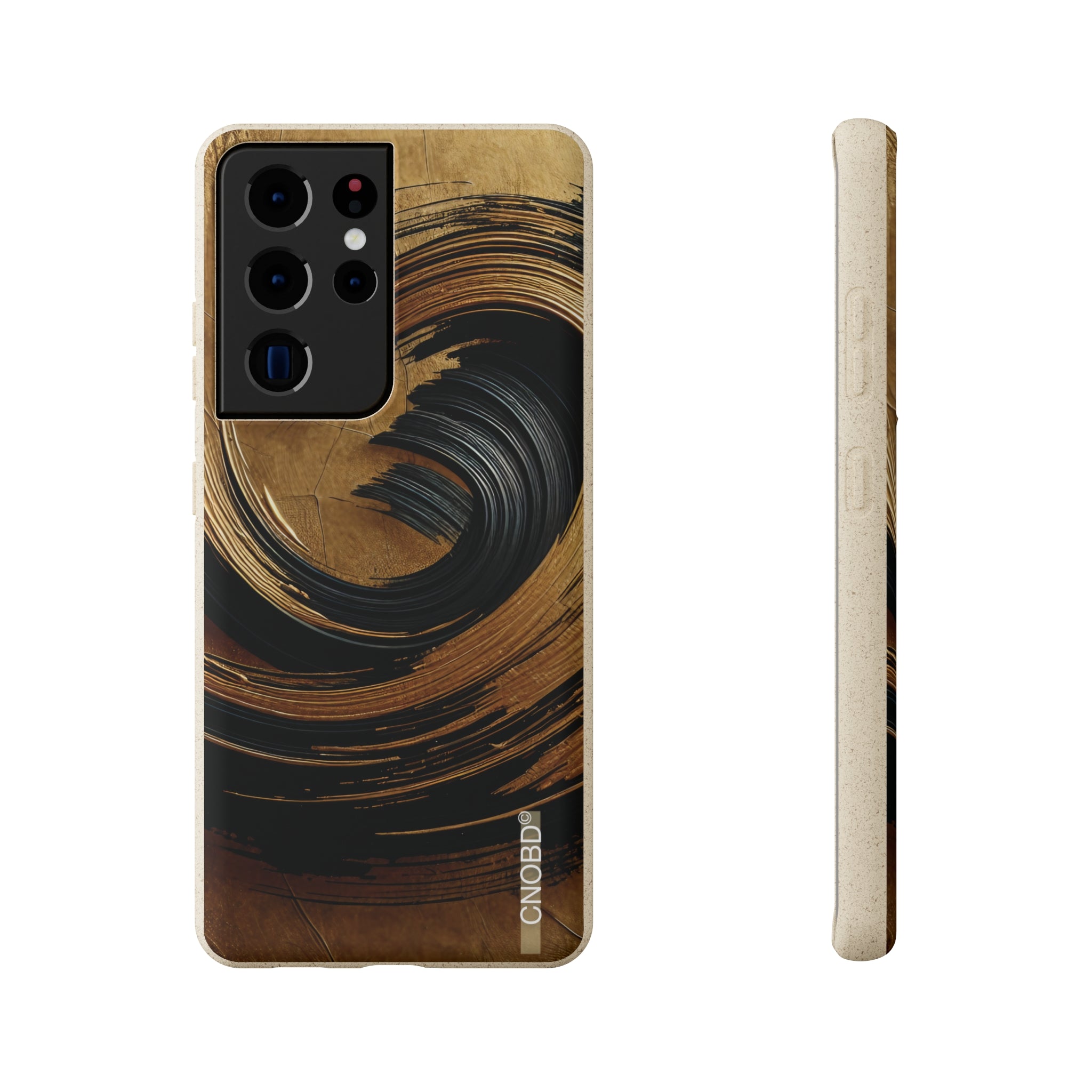 CNOBD ART Custom – Umweltfreundliche Handyhüllen mit Geschenkverpackung – Goldline Edition Nr. 1 (Verfügbar für iPhone und Samsung Galaxy)