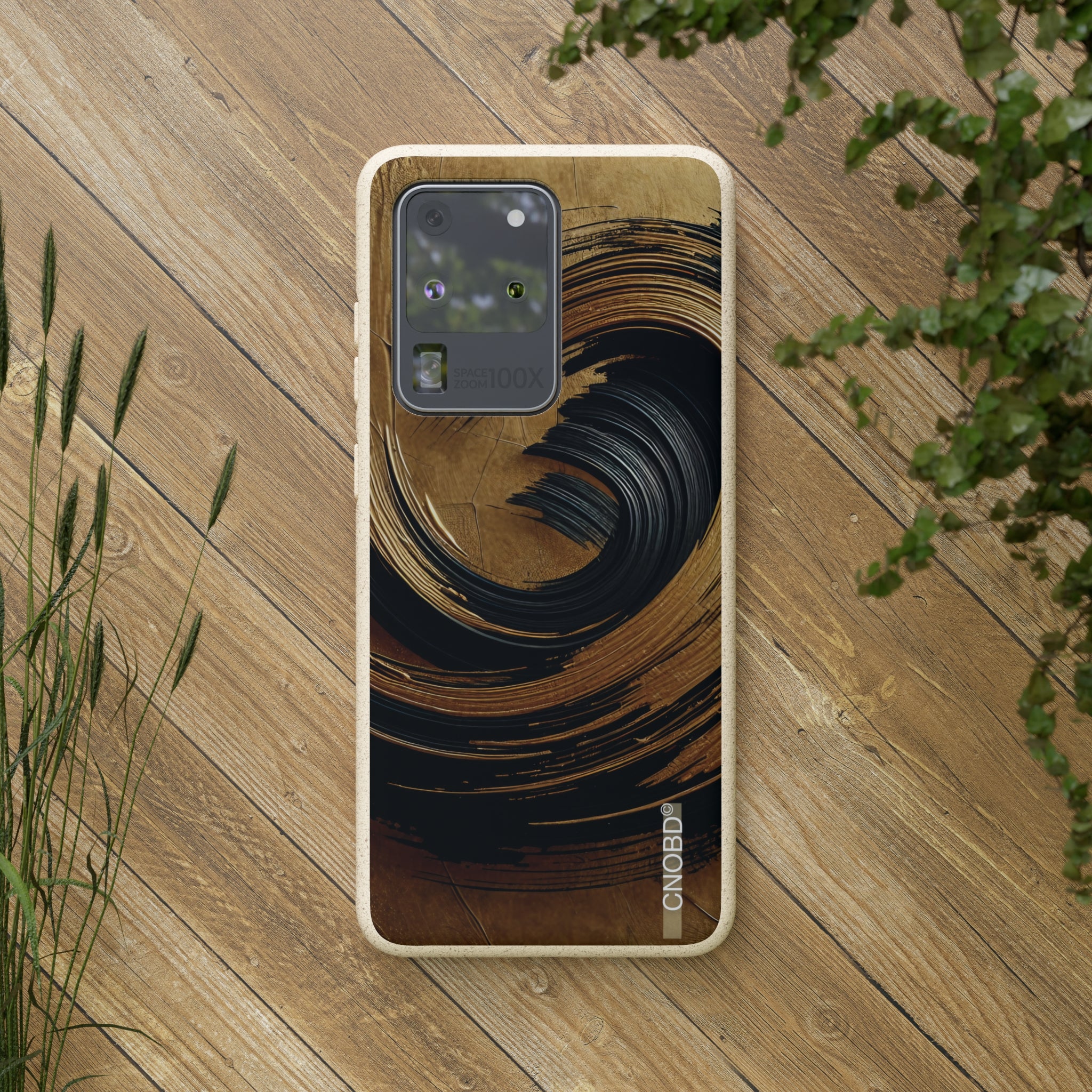 CNOBD ART Custom – Umweltfreundliche Handyhüllen mit Geschenkverpackung – Goldline Edition Nr. 1 (Verfügbar für iPhone und Samsung Galaxy)