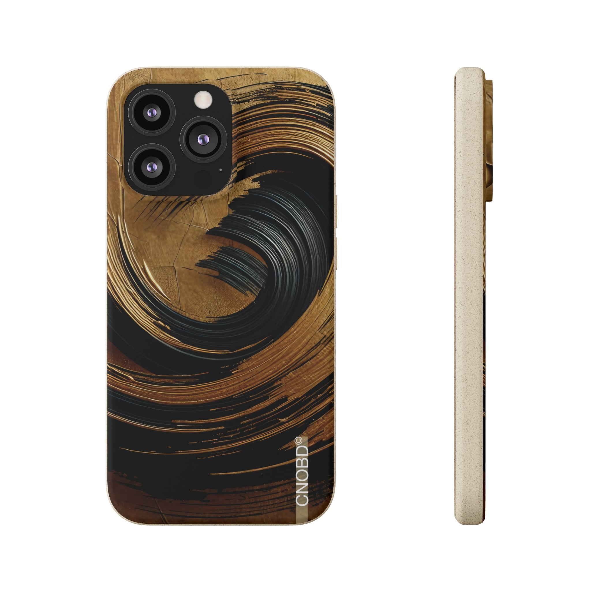 CNOBD ART Custom – Umweltfreundliche Handyhüllen mit Geschenkverpackung – Goldline Edition Nr. 1 (Verfügbar für iPhone und Samsung Galaxy)