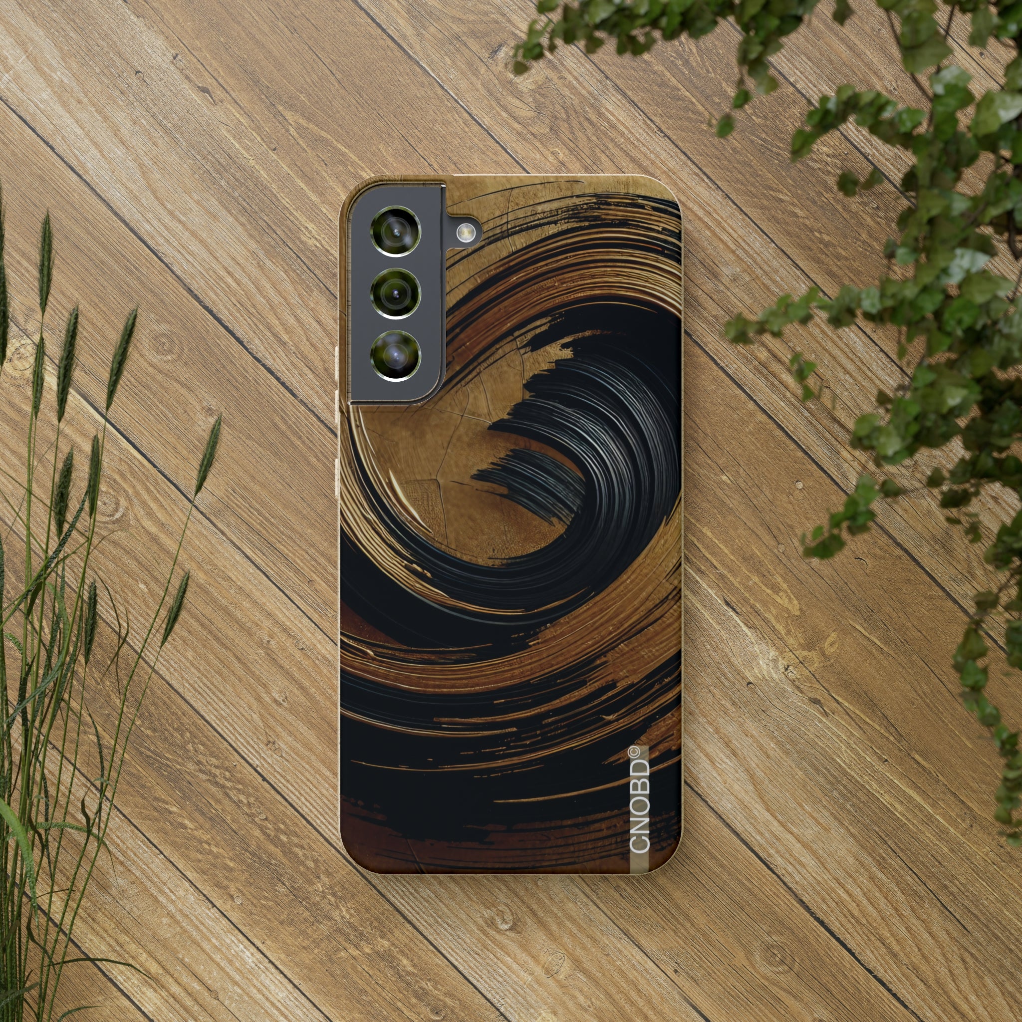 CNOBD ART Custom – Umweltfreundliche Handyhüllen mit Geschenkverpackung – Goldline Edition Nr. 1 (Verfügbar für iPhone und Samsung Galaxy)