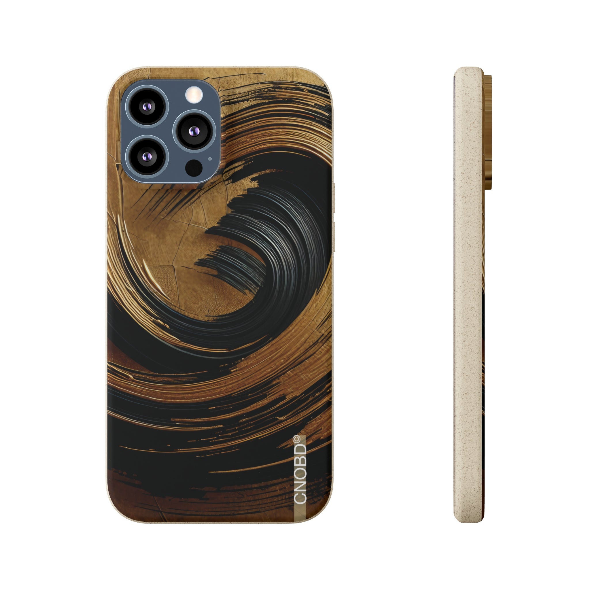 CNOBD ART Custom – Umweltfreundliche Handyhüllen mit Geschenkverpackung – Goldline Edition Nr. 1 (Verfügbar für iPhone und Samsung Galaxy)