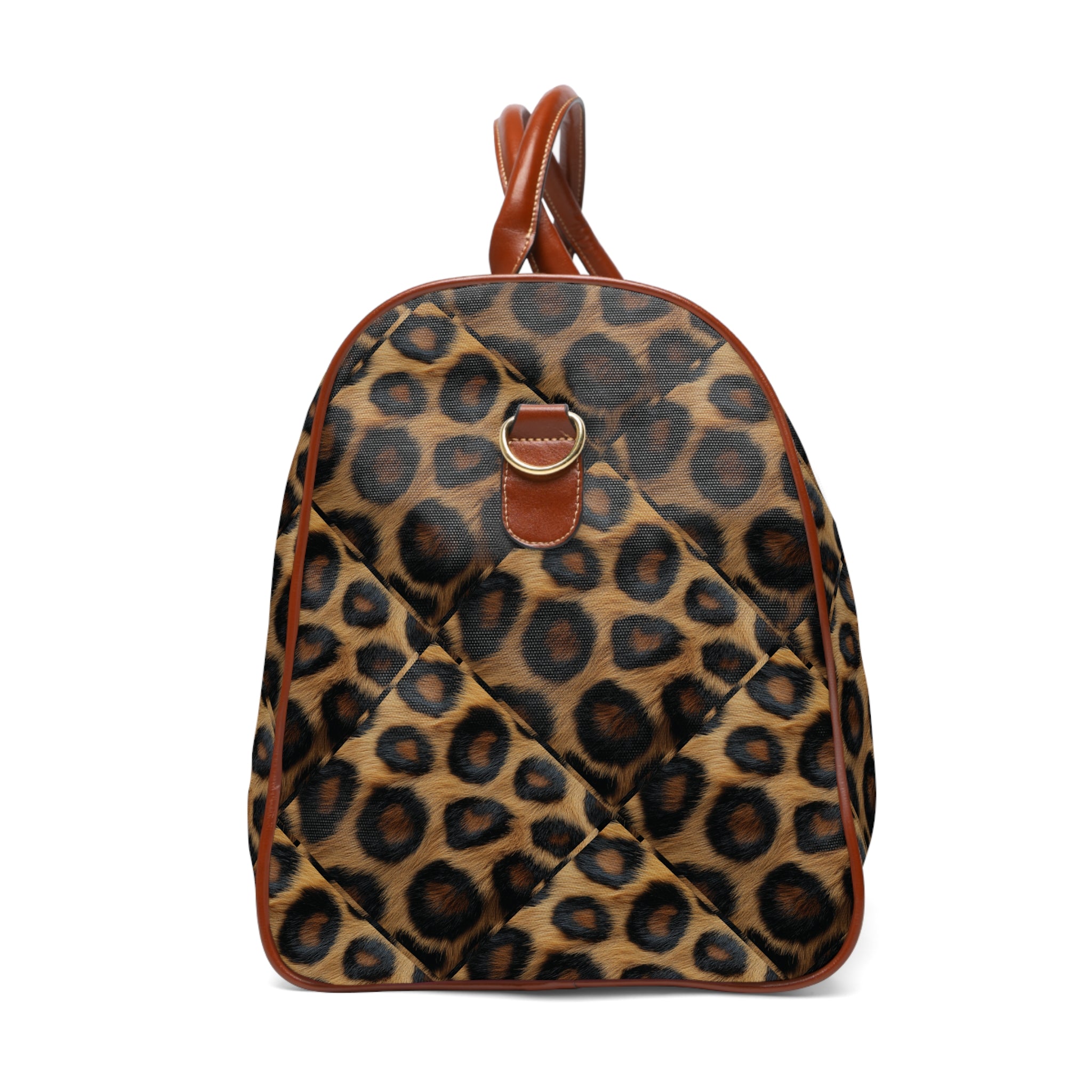 CNOBD ART Custom - Waterproof Travel Bag - RoarCouture EDITIONS - Leopard Print Leonarda de Velucci - RC NO 01