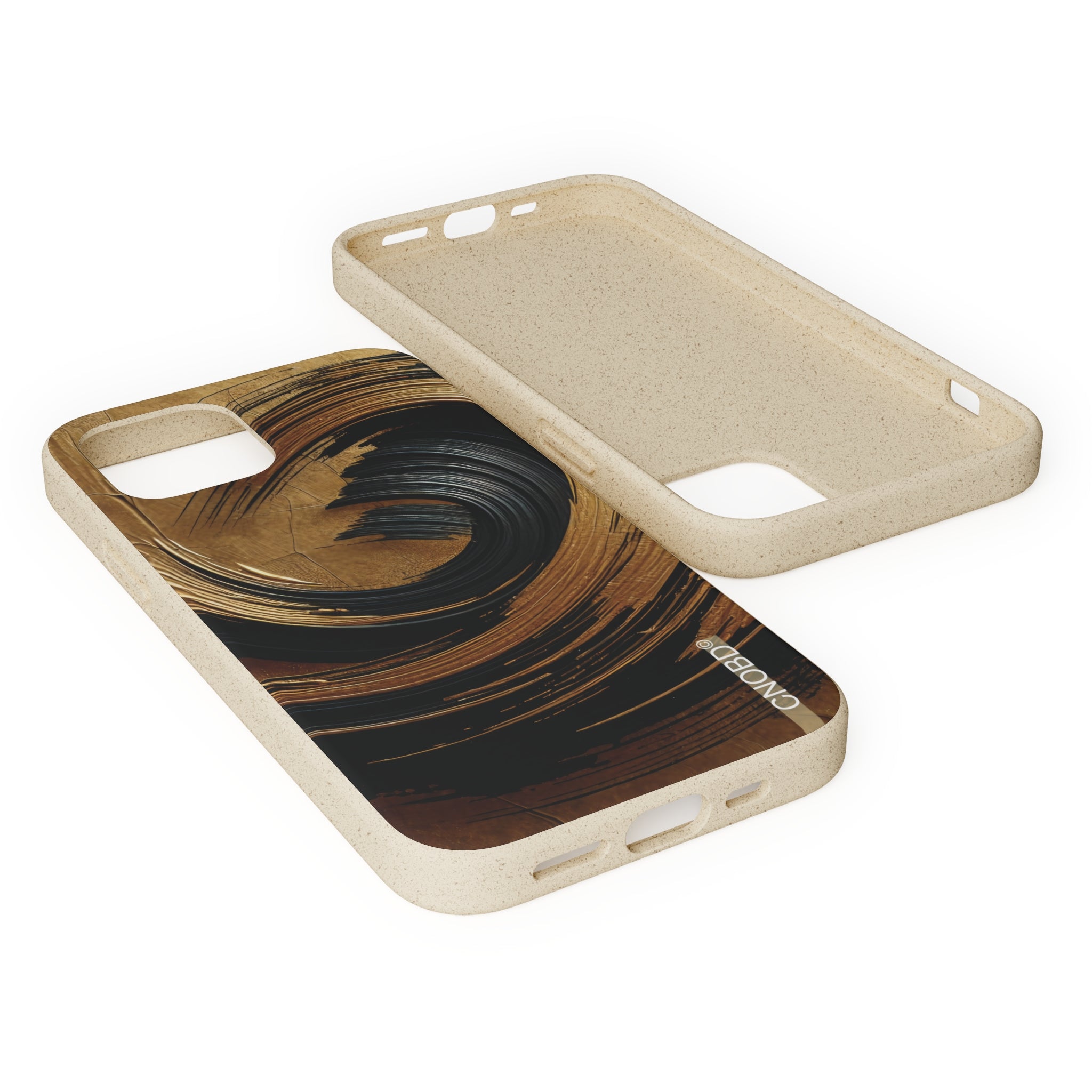 CNOBD ART Custom – Umweltfreundliche Handyhüllen mit Geschenkverpackung – Goldline Edition Nr. 1 (Verfügbar für iPhone und Samsung Galaxy)