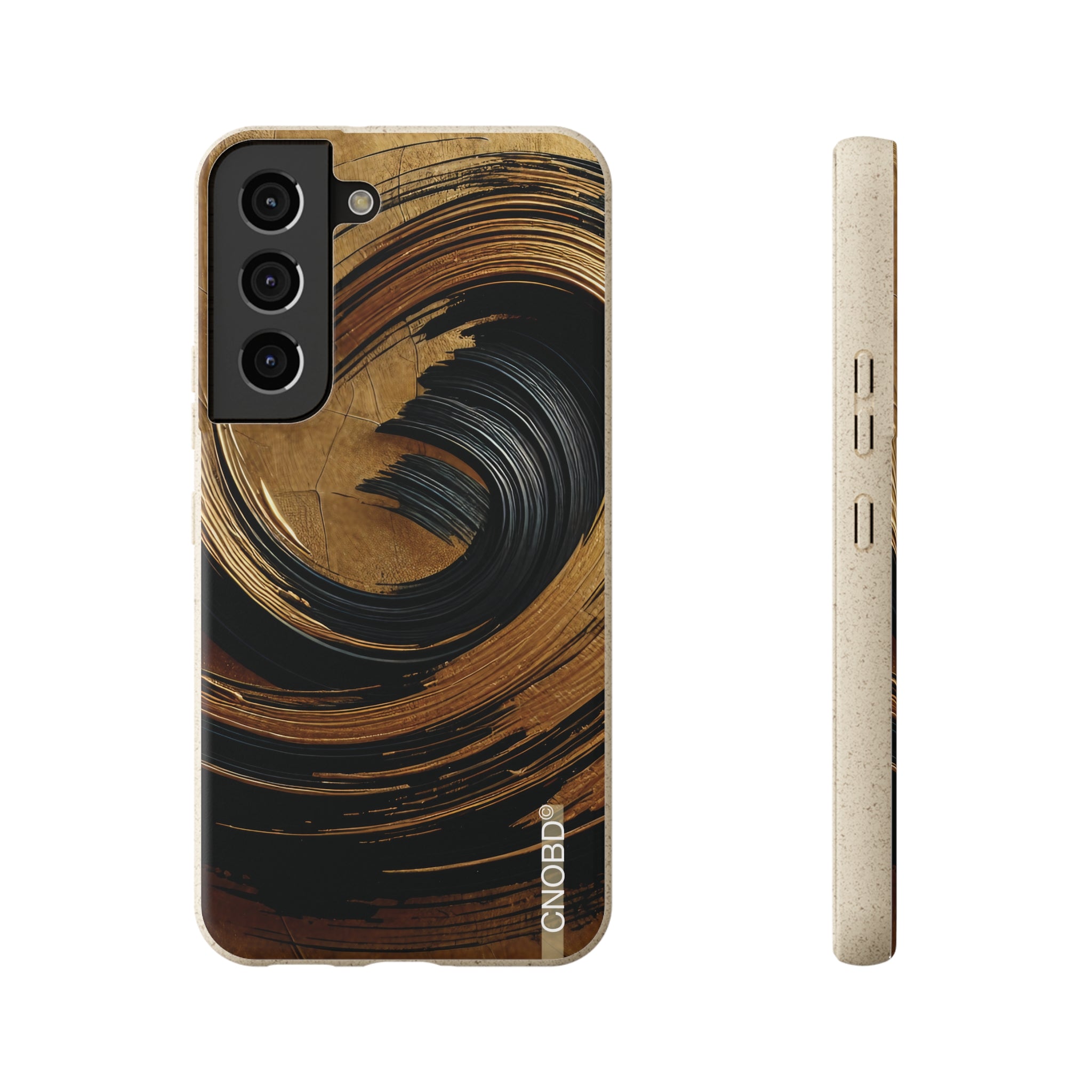 CNOBD ART Custom – Umweltfreundliche Handyhüllen mit Geschenkverpackung – Goldline Edition Nr. 1 (Verfügbar für iPhone und Samsung Galaxy)