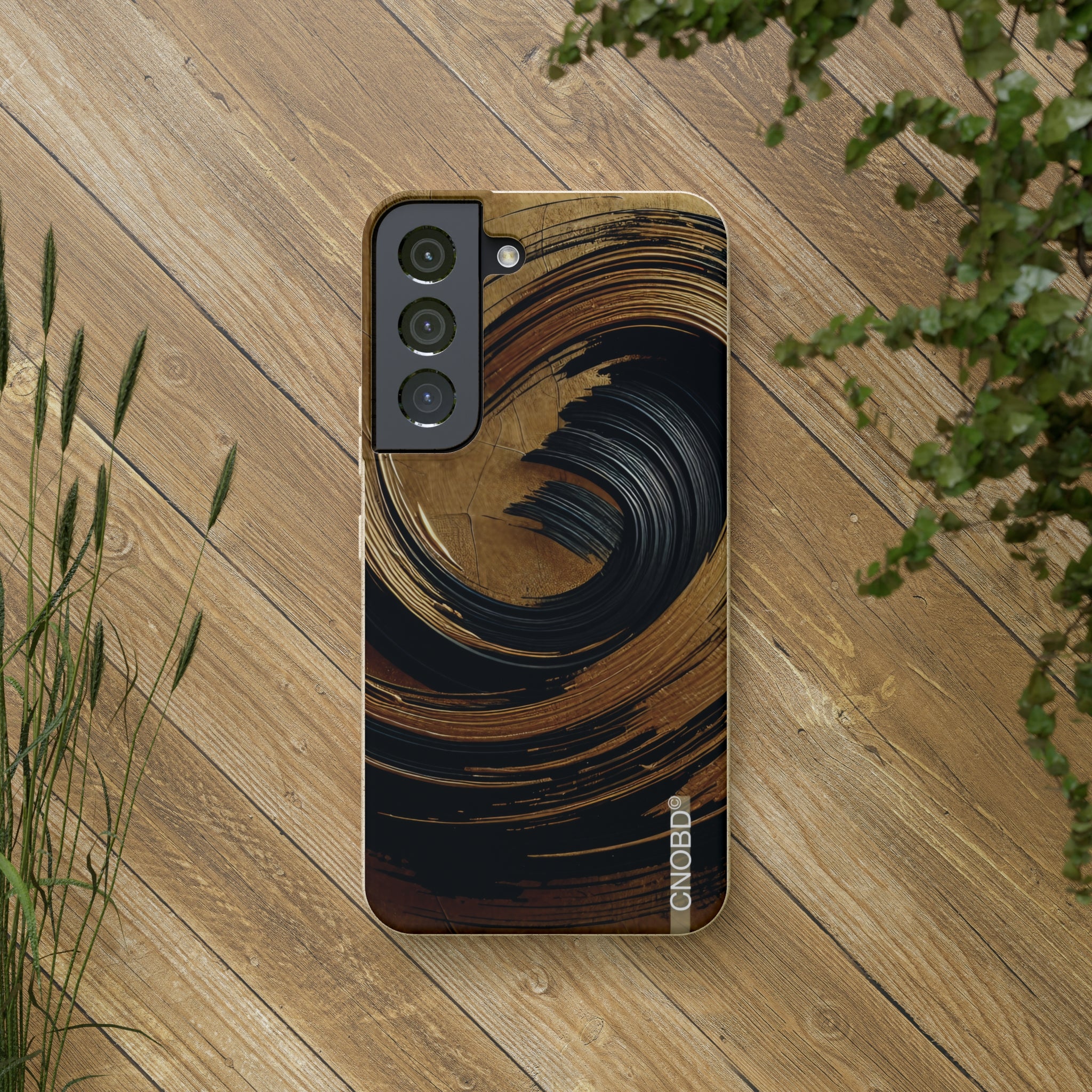 CNOBD ART Custom – Umweltfreundliche Handyhüllen mit Geschenkverpackung – Goldline Edition Nr. 1 (Verfügbar für iPhone und Samsung Galaxy)