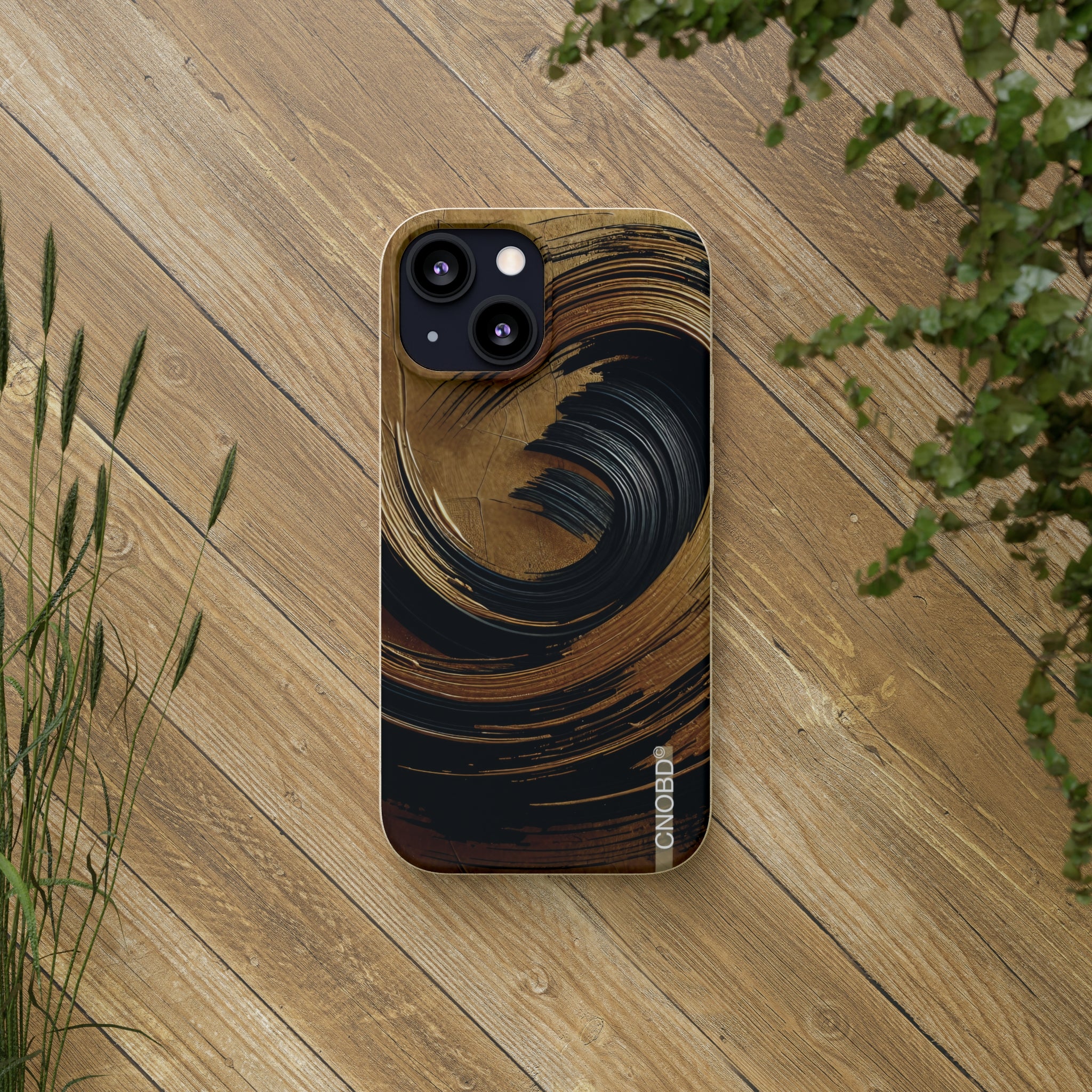 CNOBD ART Custom – Umweltfreundliche Handyhüllen mit Geschenkverpackung – Goldline Edition Nr. 1 (Verfügbar für iPhone und Samsung Galaxy)