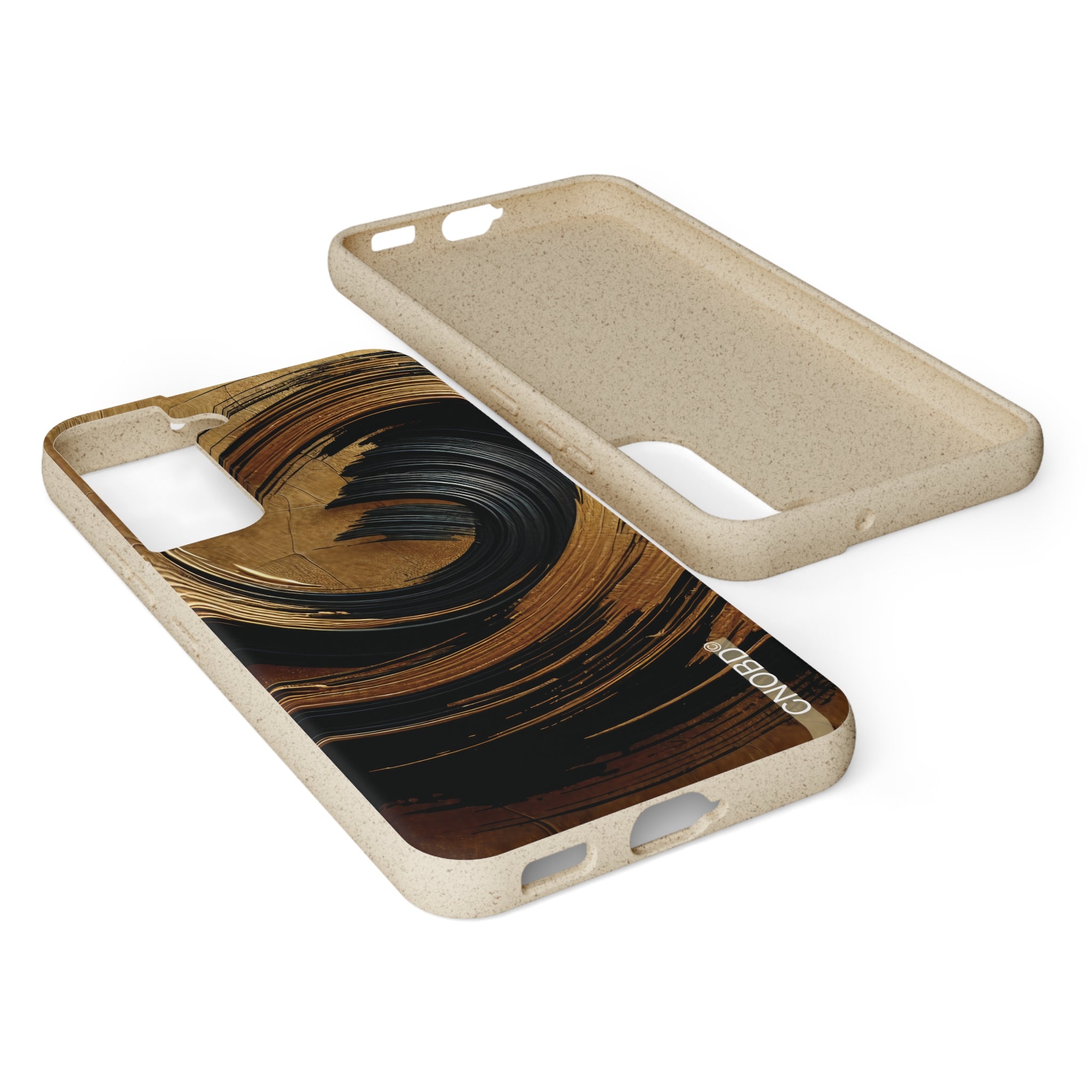 CNOBD ART Custom – Umweltfreundliche Handyhüllen mit Geschenkverpackung – Goldline Edition Nr. 1 (Verfügbar für iPhone und Samsung Galaxy)