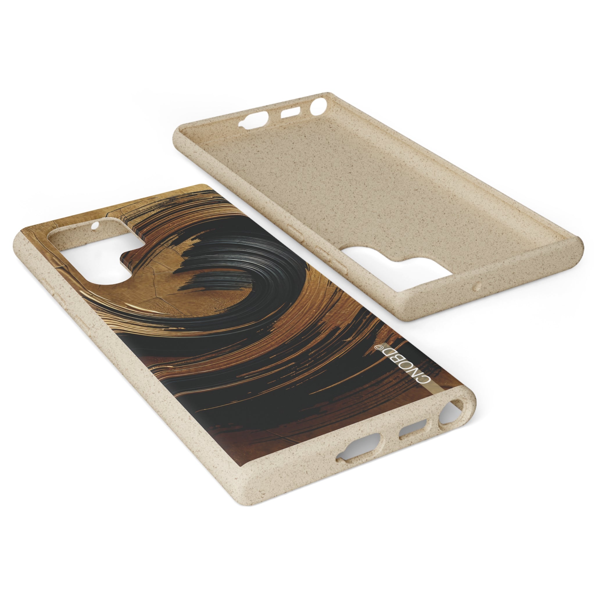 CNOBD ART Custom – Umweltfreundliche Handyhüllen mit Geschenkverpackung – Goldline Edition Nr. 1 (Verfügbar für iPhone und Samsung Galaxy)