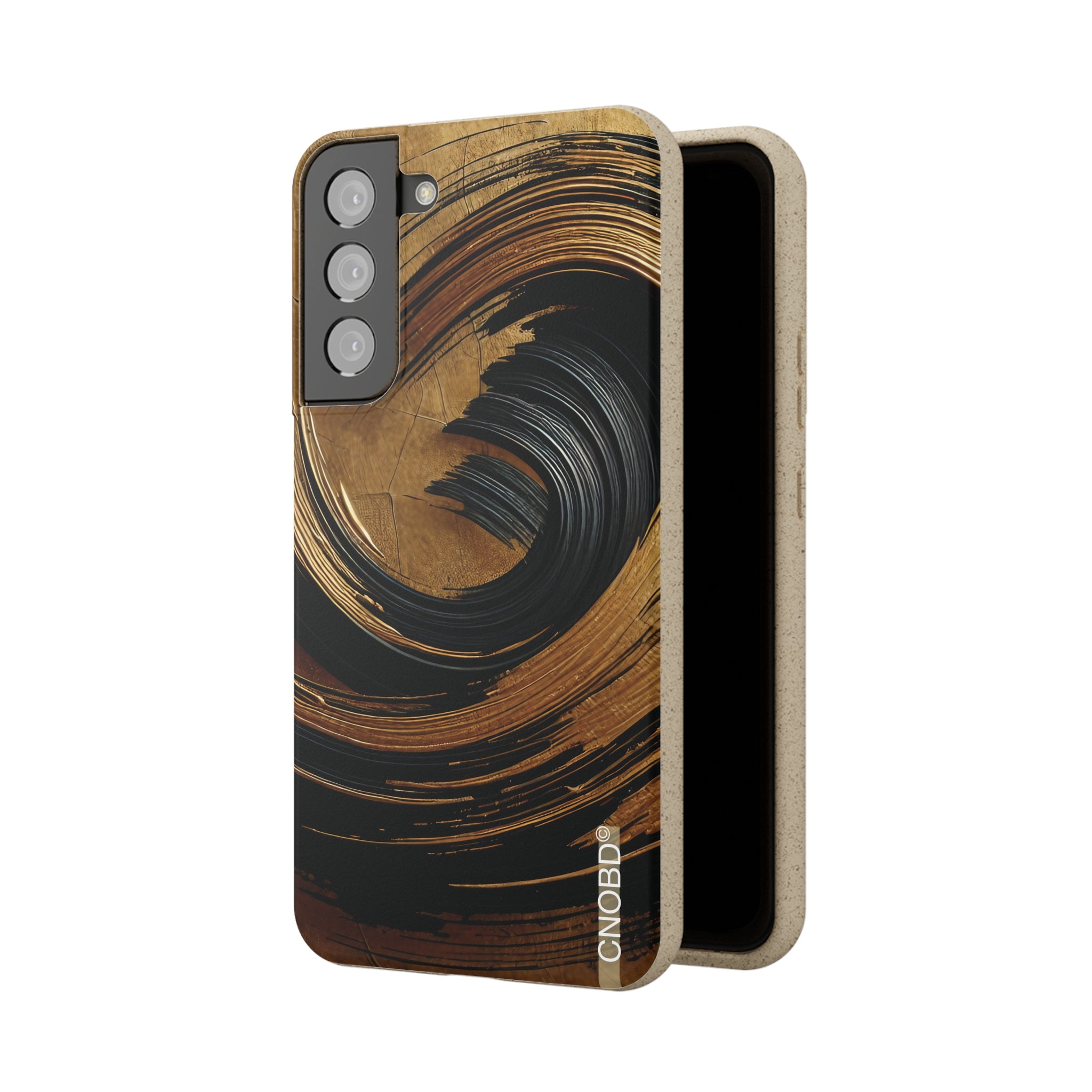 CNOBD ART Custom – Umweltfreundliche Handyhüllen mit Geschenkverpackung – Goldline Edition Nr. 1 (Verfügbar für iPhone und Samsung Galaxy)