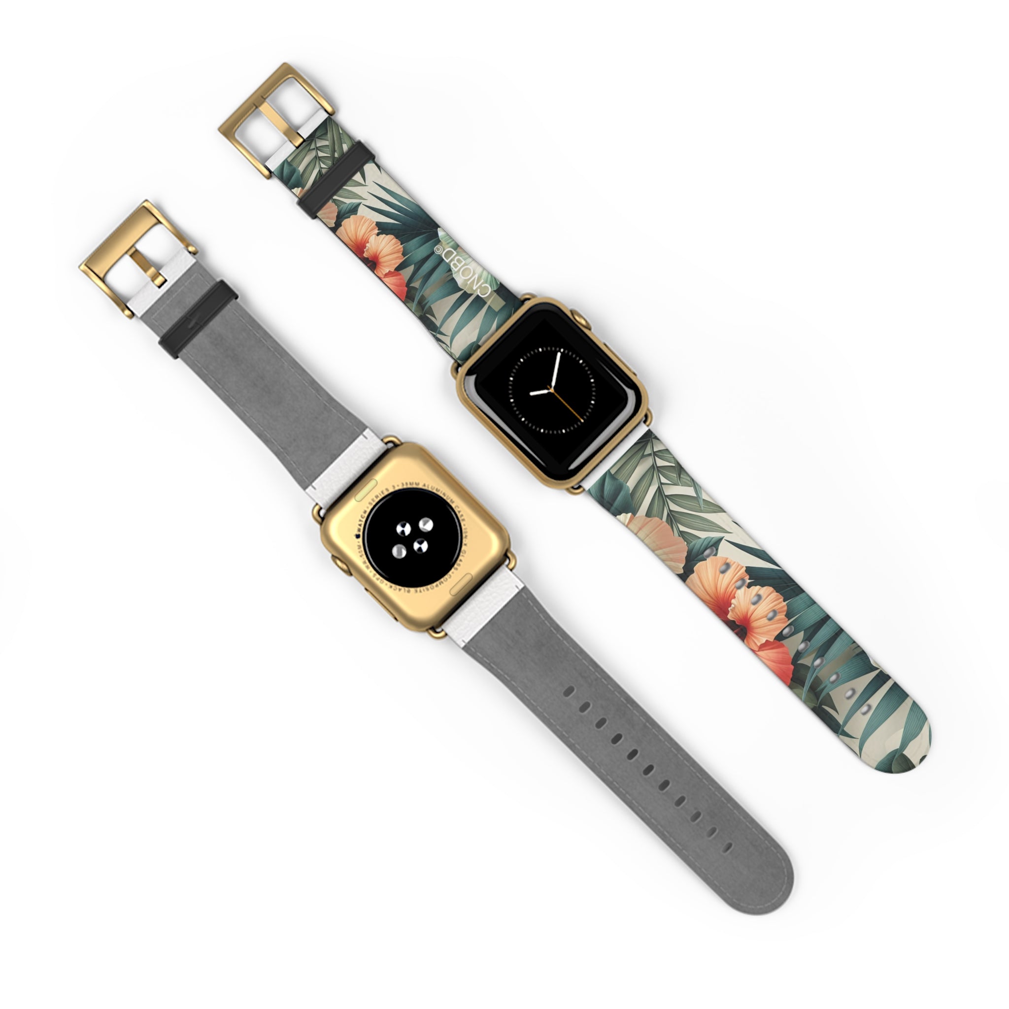 Front and Back of Apple Watch Band - CNOBD ART – VerdeVerve Edition – Verve NO