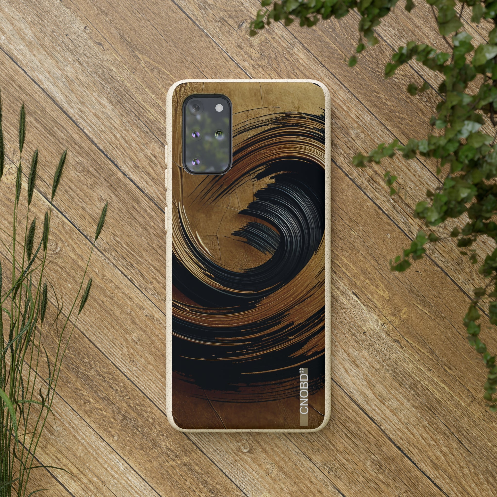 CNOBD ART Custom – Umweltfreundliche Handyhüllen mit Geschenkverpackung – Goldline Edition Nr. 1 (Verfügbar für iPhone und Samsung Galaxy)