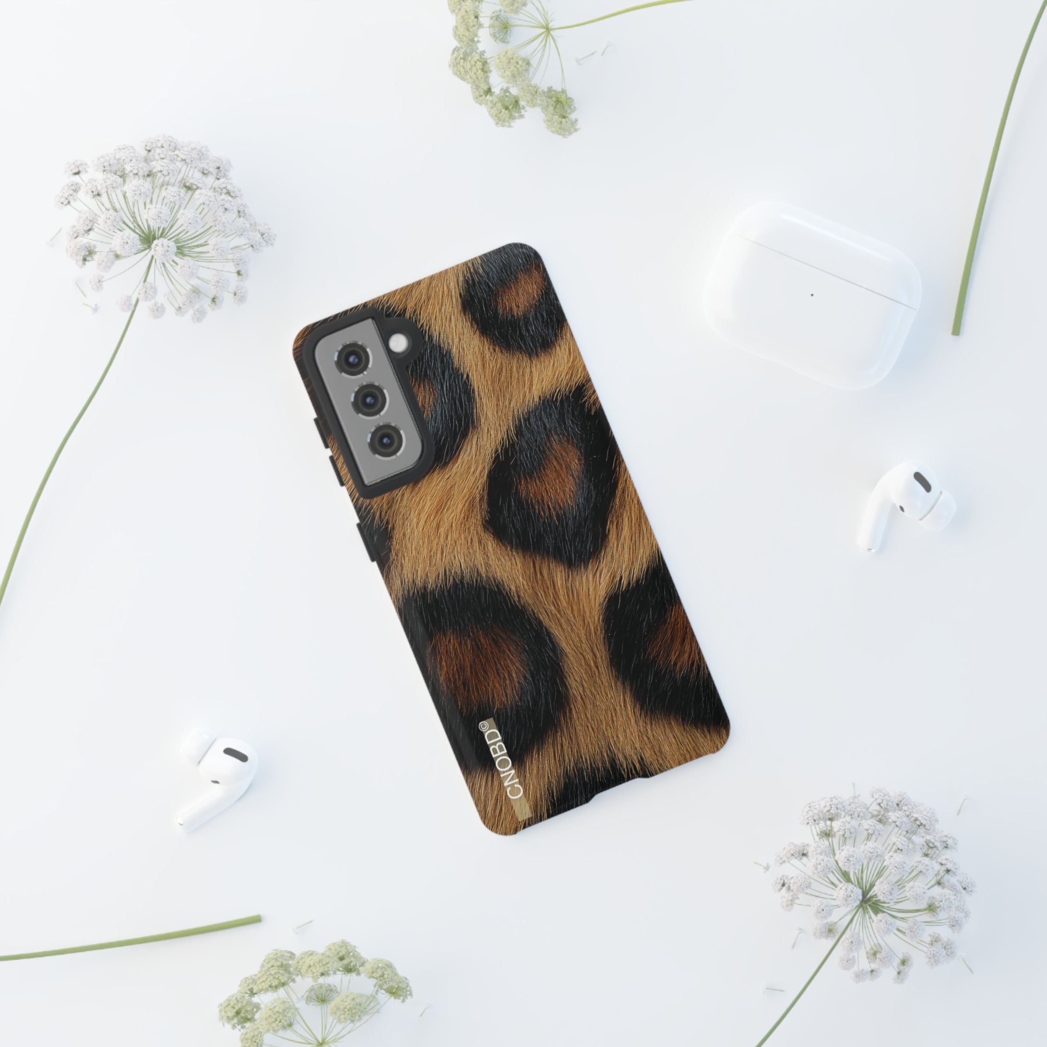 CNOBD ART Custom - Leopard Print Phone Case -  RoarCouture EDITIONS - RC NO2 (For iPhone, Samsung Galaxy, and Google Pixel)