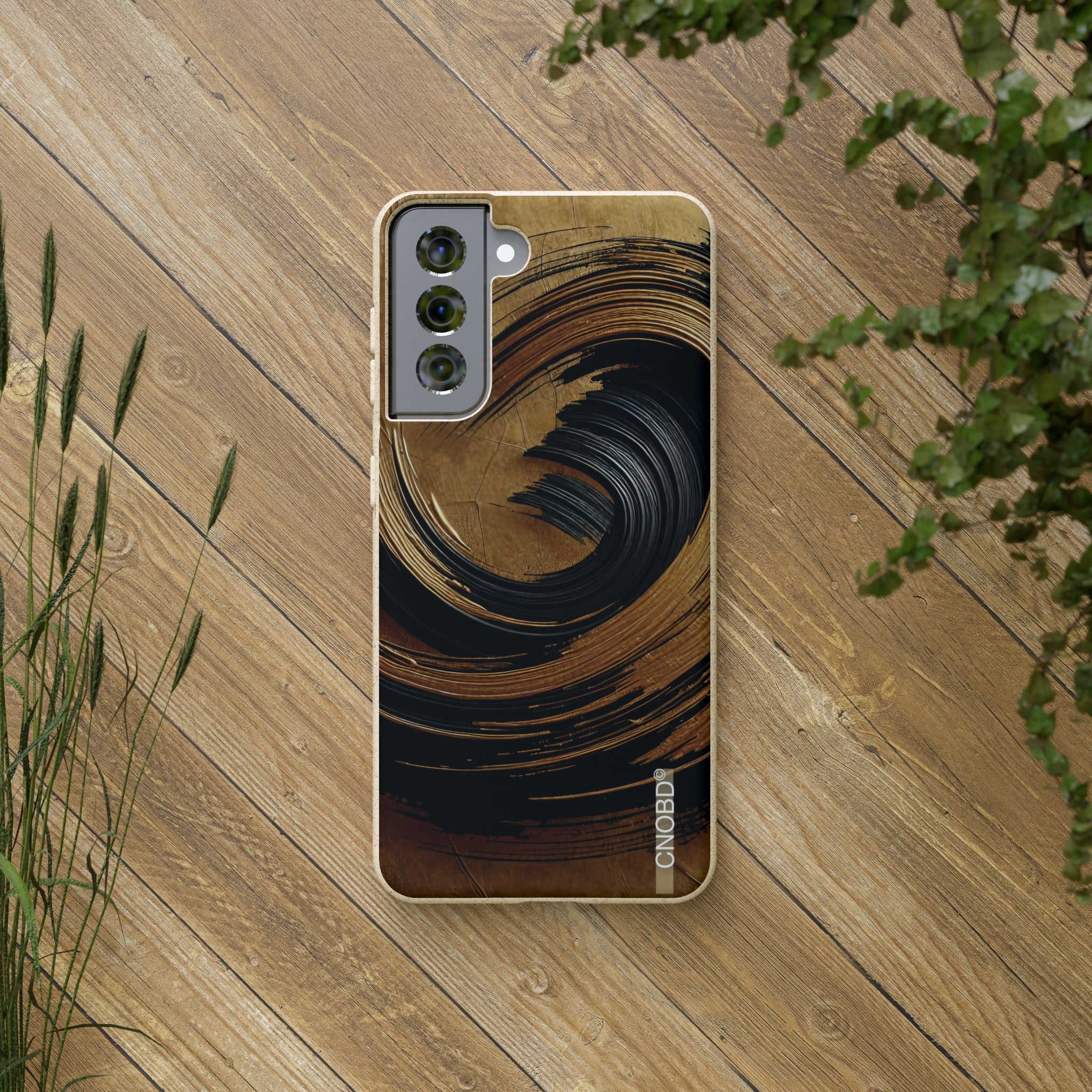 CNOBD ART Custom – Umweltfreundliche Handyhüllen mit Geschenkverpackung – Goldline Edition Nr. 1 (Verfügbar für iPhone und Samsung Galaxy)