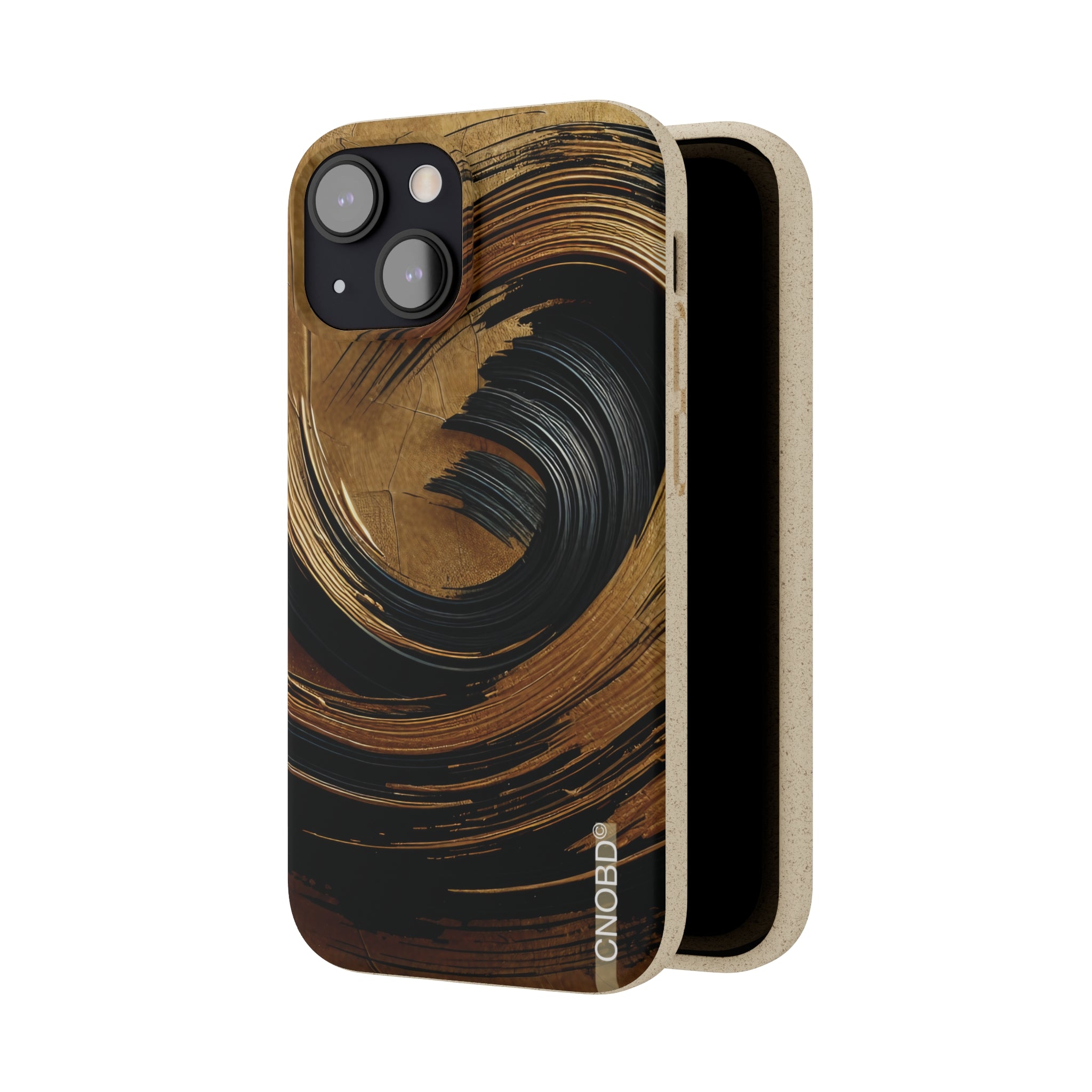 CNOBD ART Custom – Umweltfreundliche Handyhüllen mit Geschenkverpackung – Goldline Edition Nr. 1 (Verfügbar für iPhone und Samsung Galaxy)