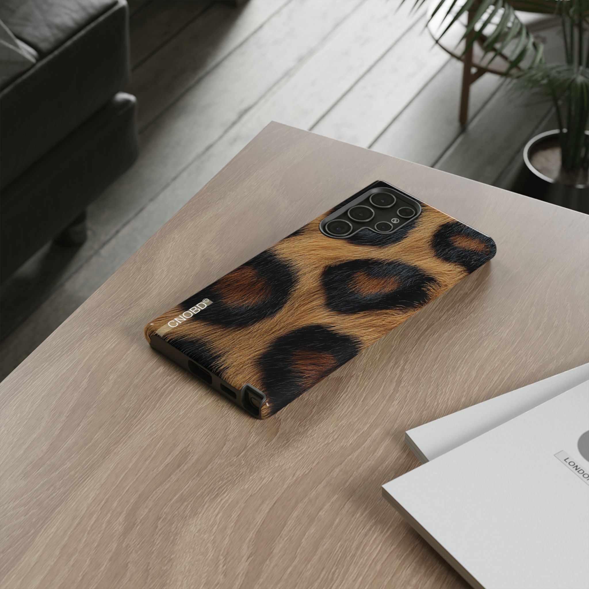 CNOBD ART Custom - Leopard Print Phone Case -  RoarCouture EDITIONS - RC NO2 (For iPhone, Samsung Galaxy, and Google Pixel)
