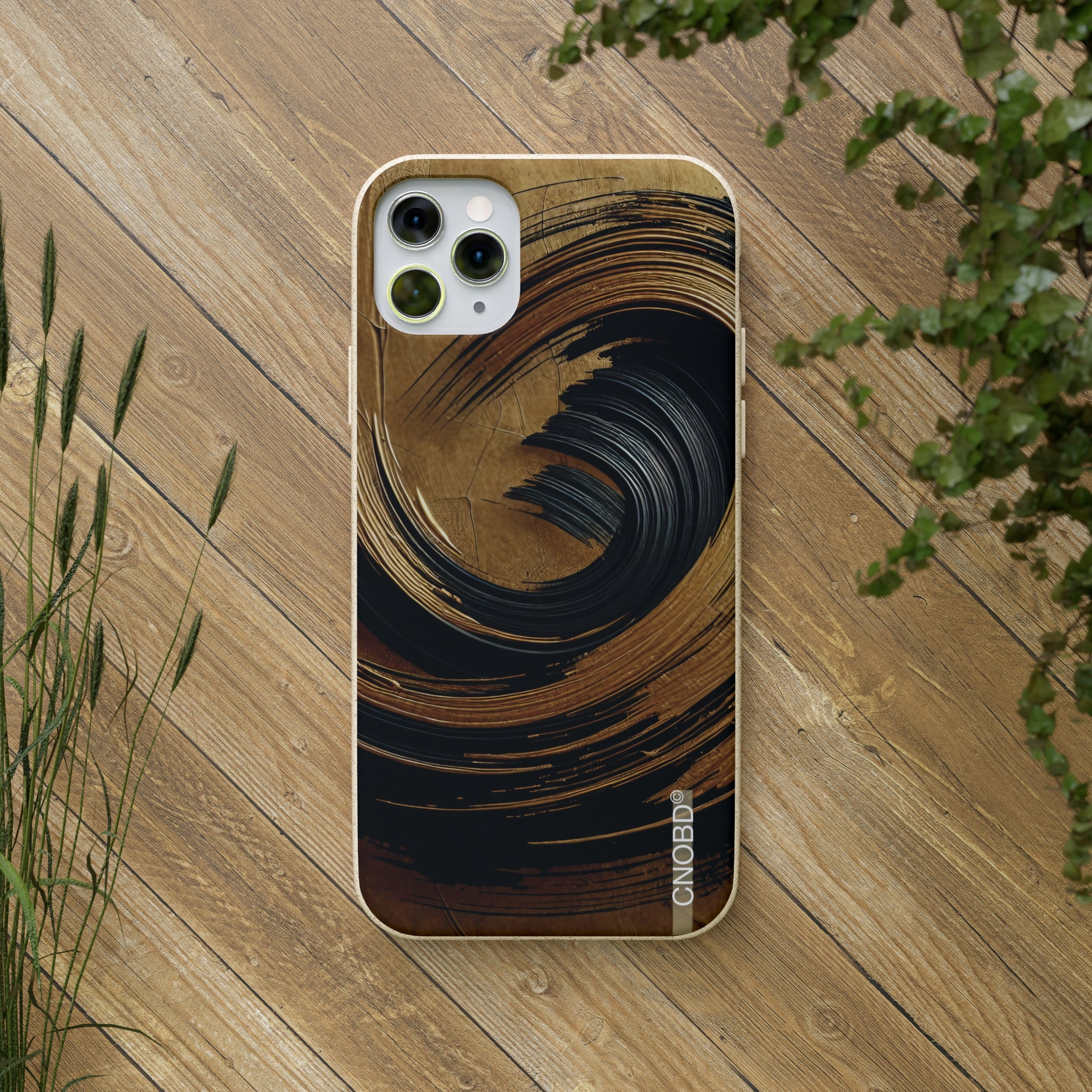 CNOBD ART Custom – Umweltfreundliche Handyhüllen mit Geschenkverpackung – Goldline Edition Nr. 1 (Verfügbar für iPhone und Samsung Galaxy)