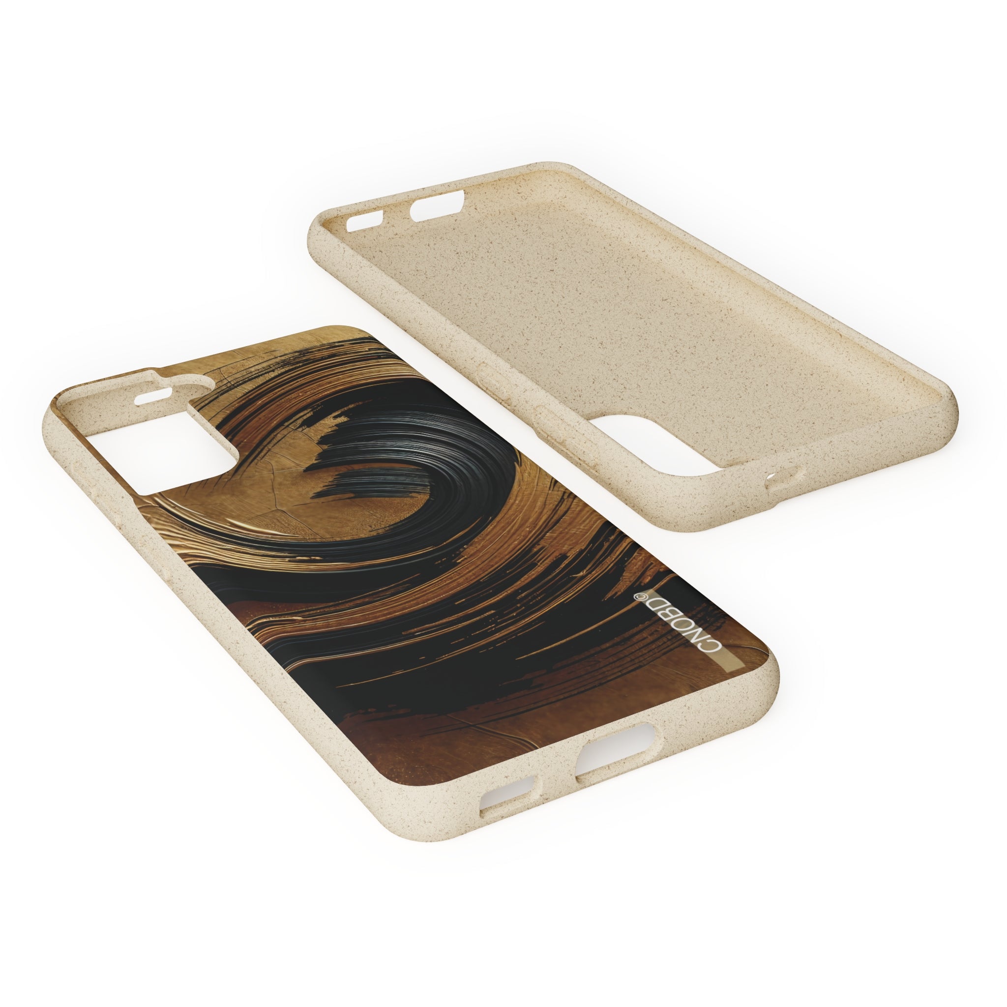 CNOBD ART Custom – Umweltfreundliche Handyhüllen mit Geschenkverpackung – Goldline Edition Nr. 1 (Verfügbar für iPhone und Samsung Galaxy)